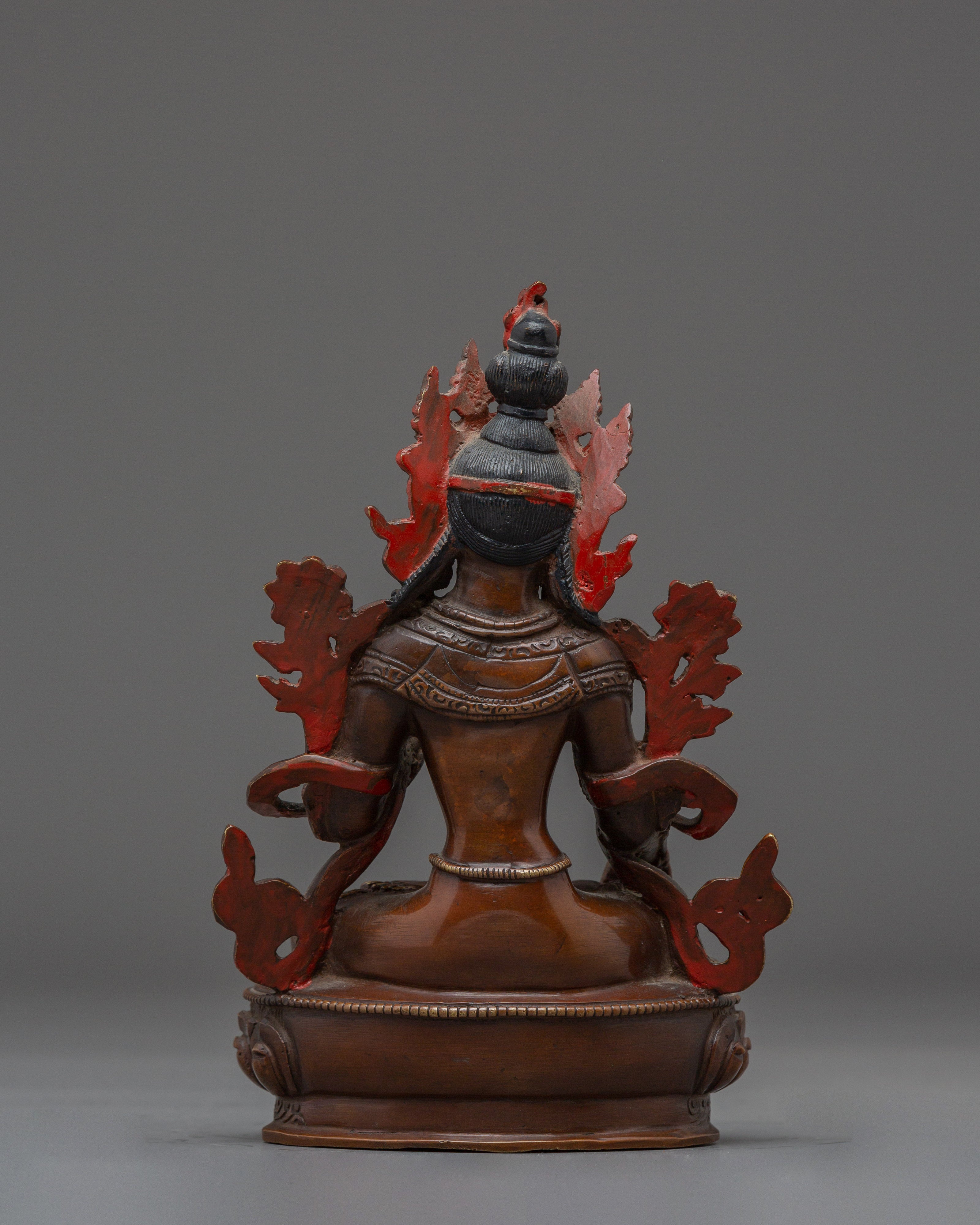 Handmade White Tara Spiritual Statue | Goddess of Compassion and Healing