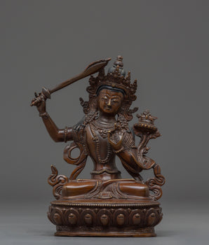 Himalayan Manjushri sculpture