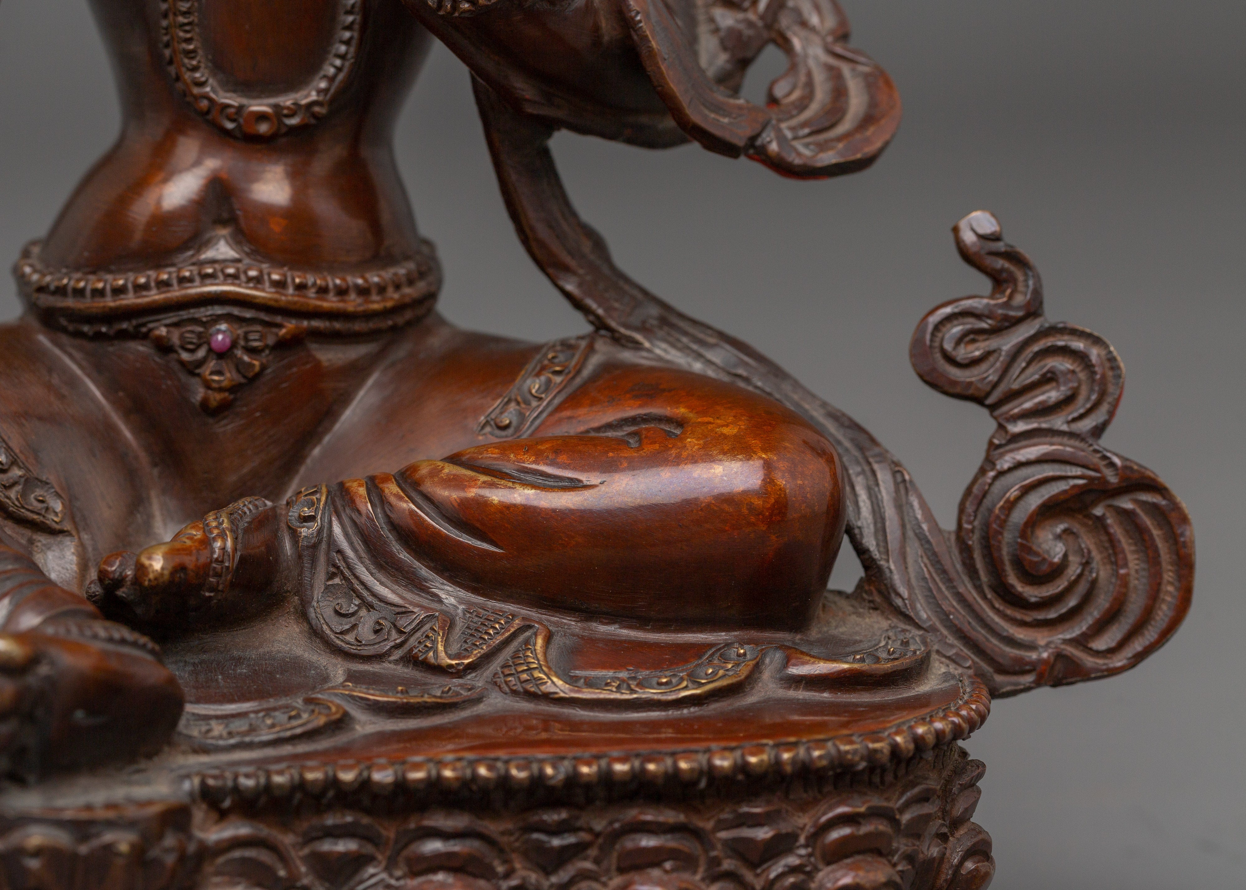 Tibetan Buddhist Deity Green Tara Statue | Goddess of Compassion and Protection