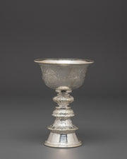 Silver Ritual Lamp | Enlightenment, and Spiritual Clarity