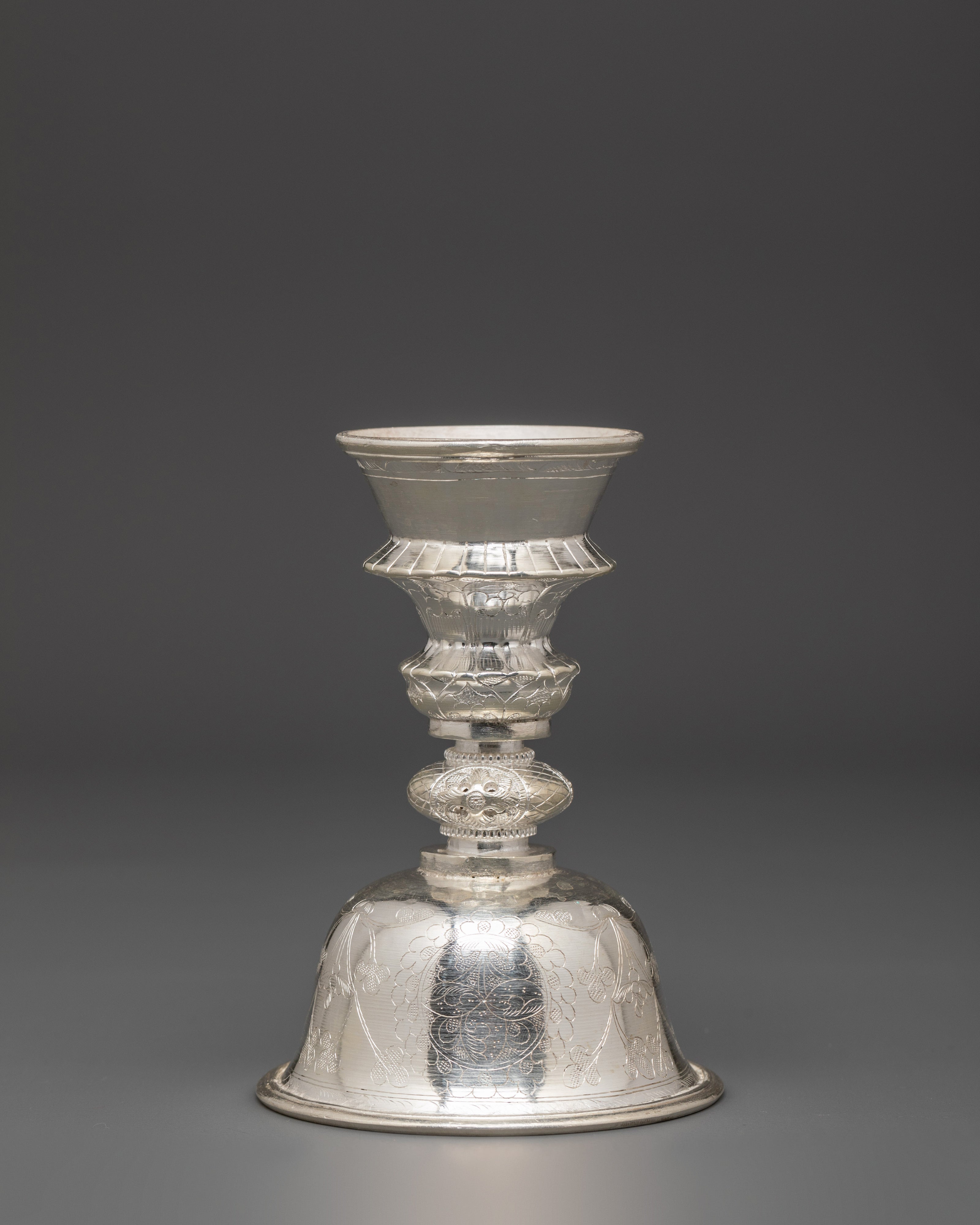 Silver Ritual Lamp | Enlightenment, and Spiritual Clarity