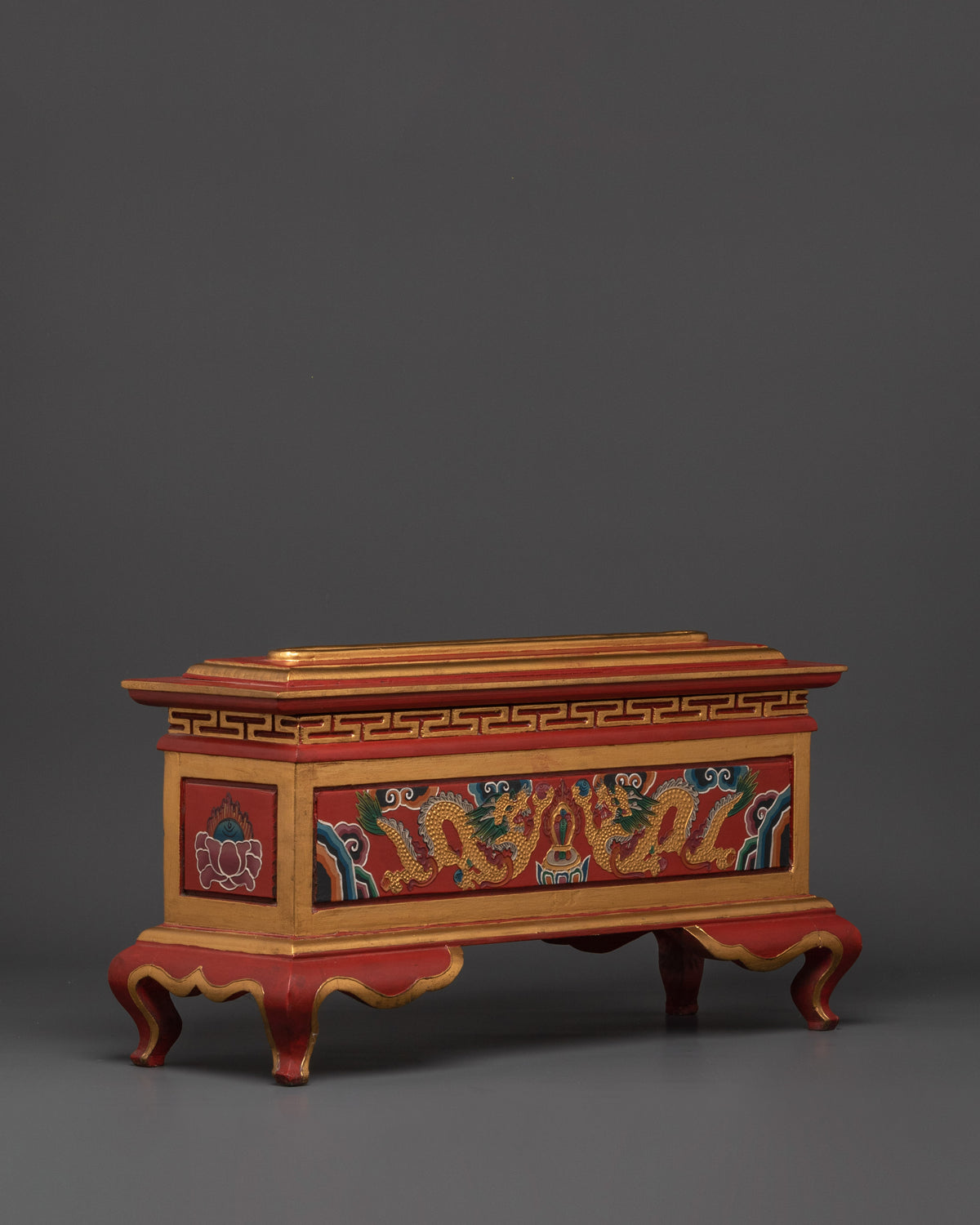 Tibetan Wooden Incense Burner | Buddhist Alter