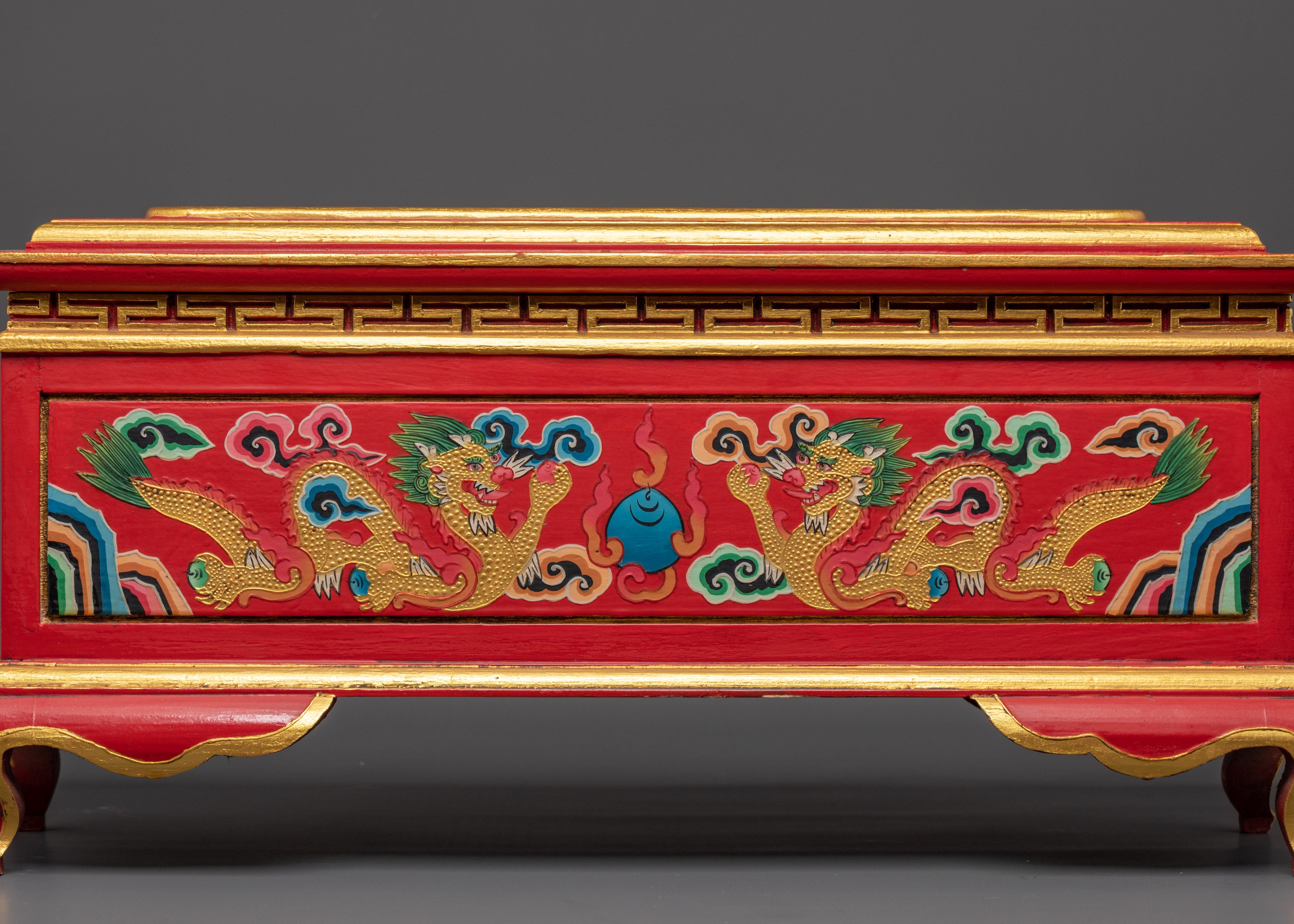 Traditional Ritual Wooden Incense Burner | Sacred Buddhist Home Decor
