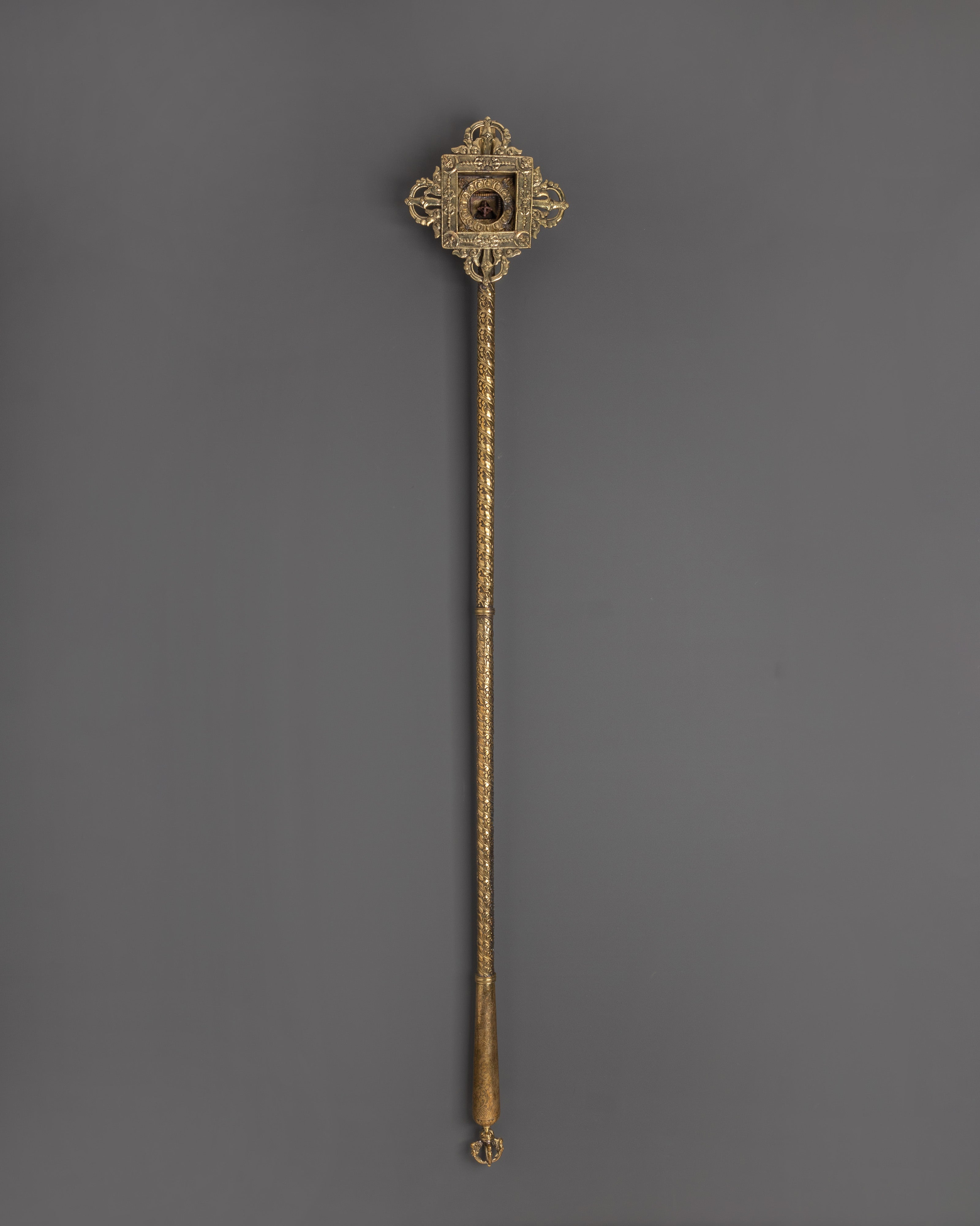 Tibetan Gangsa and Ganglu Set | Buddhist Ceremonial Altar Set