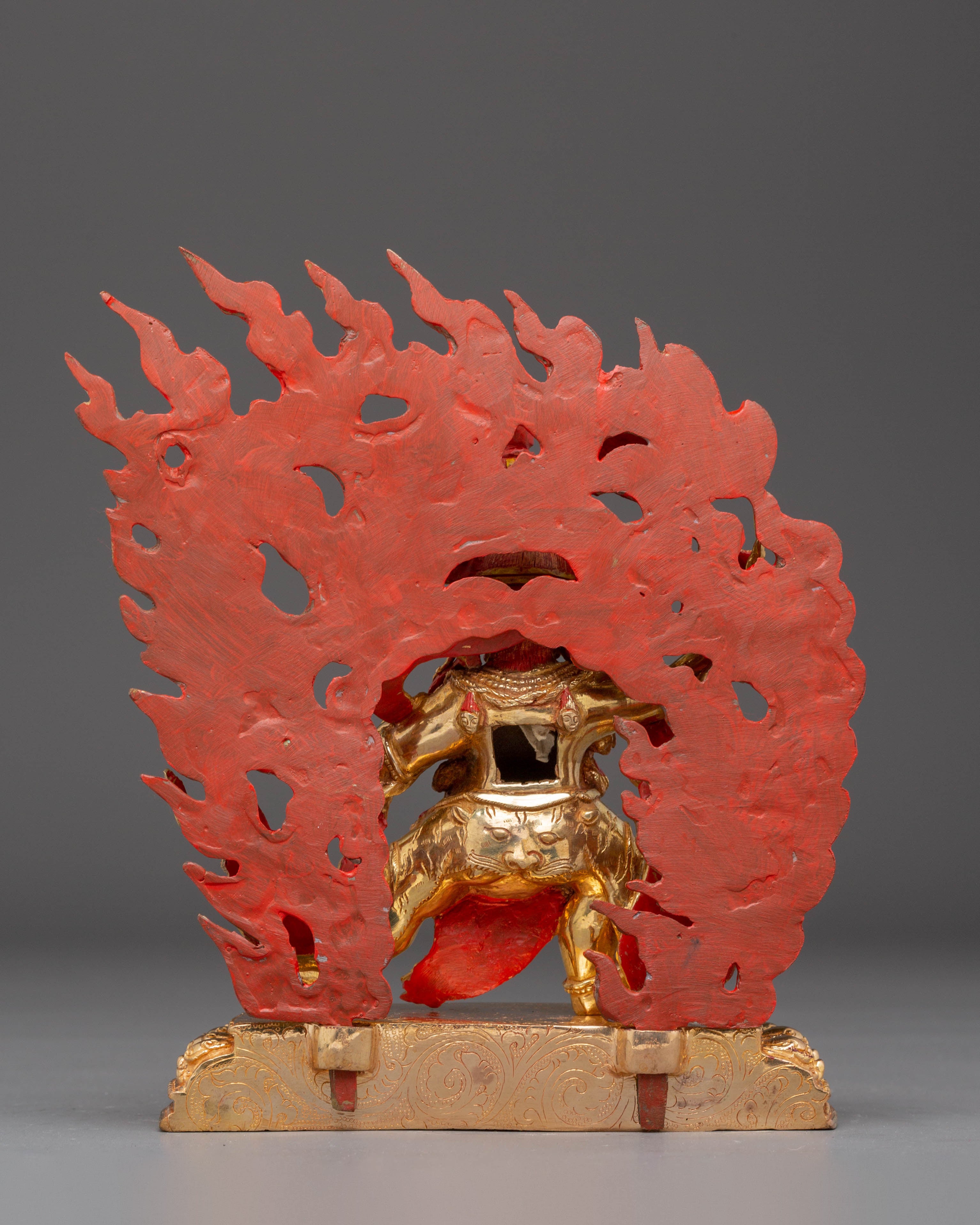 Wrathful Black Manjushri Statue | Tibetan Buddhist Deity of Wisdom