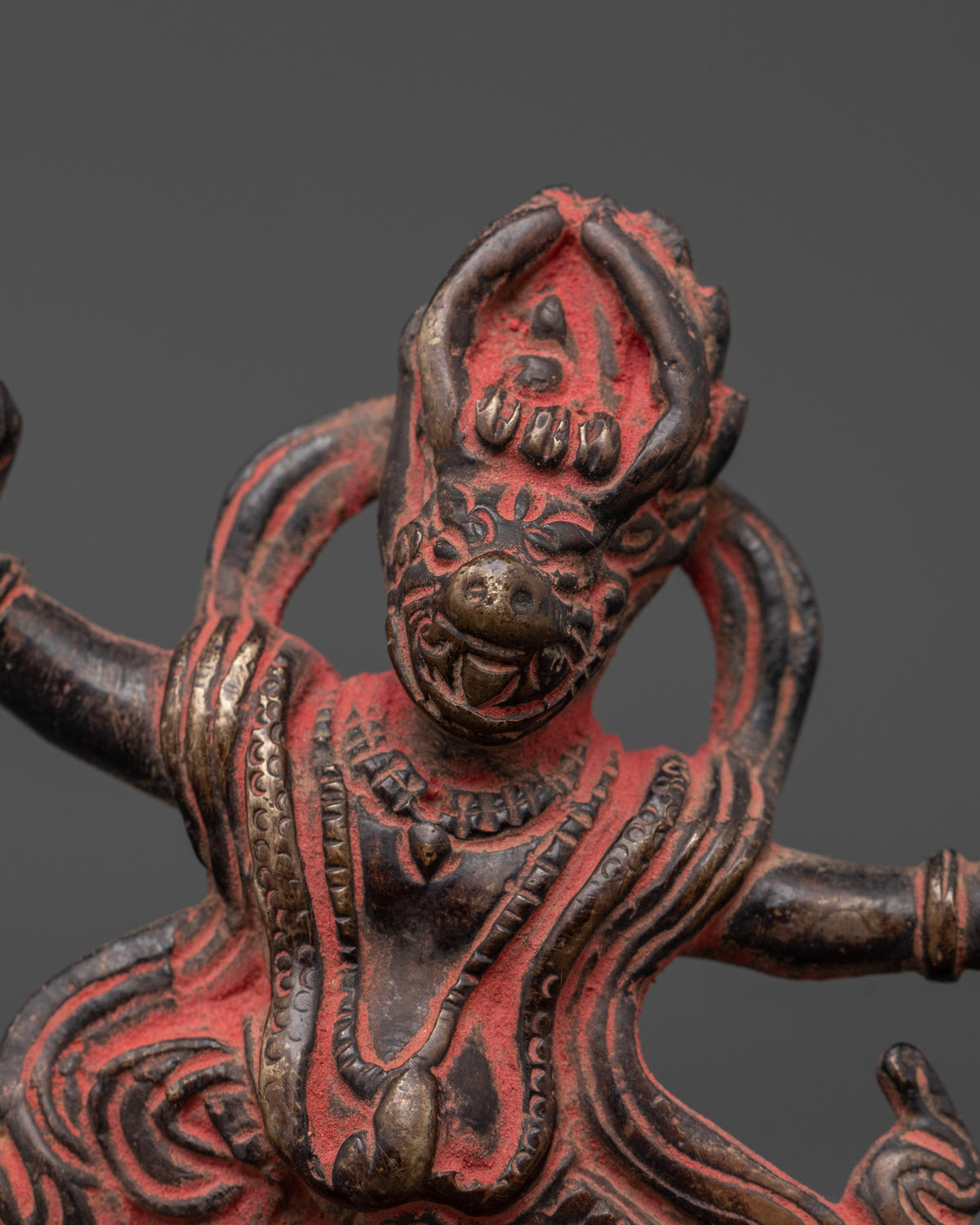 Sacred Yamantaka Sculpture | Spiritual Idol for Meditation
