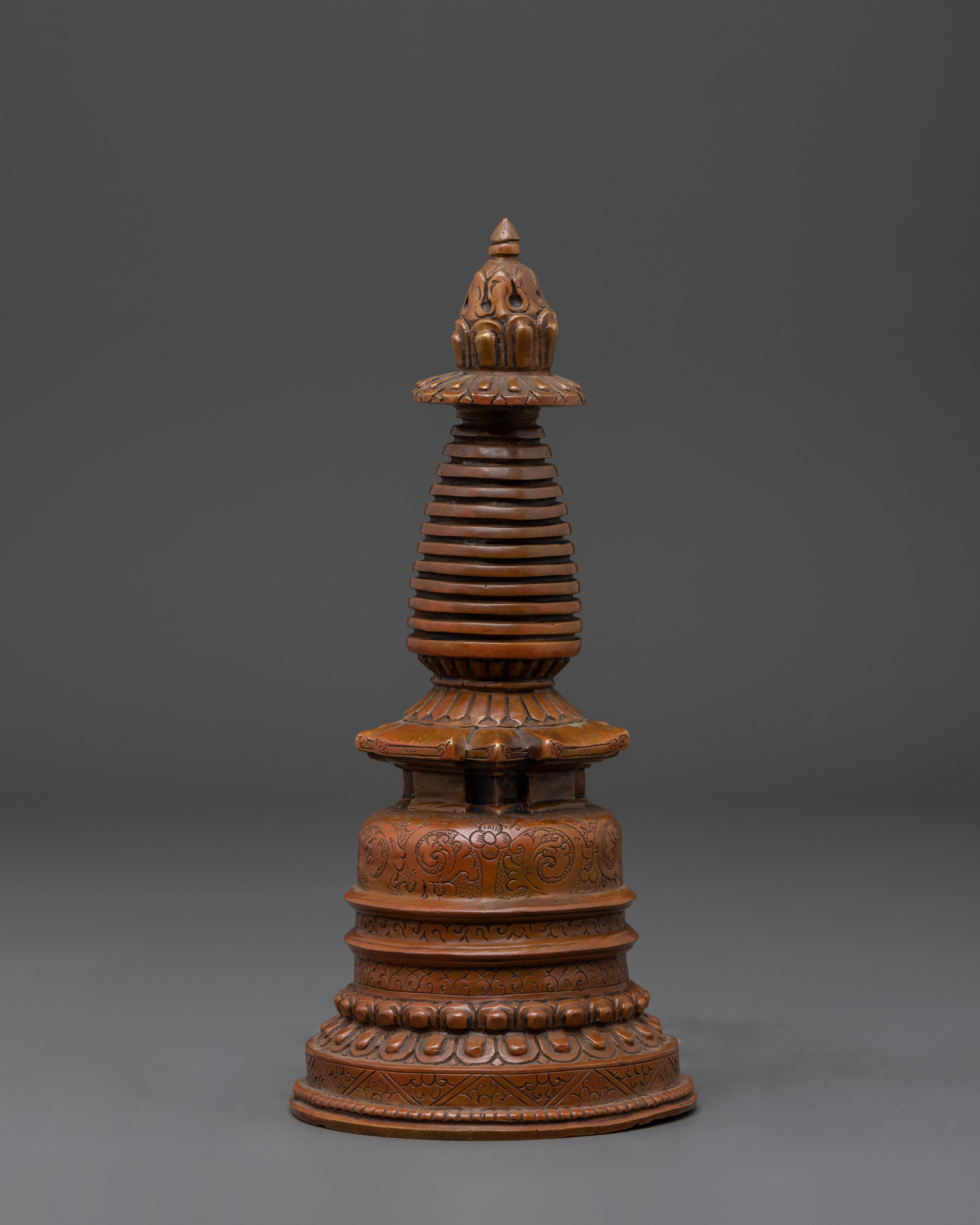 Decorative Buddhist Stupa | Tibetan Spiritual Monument Design