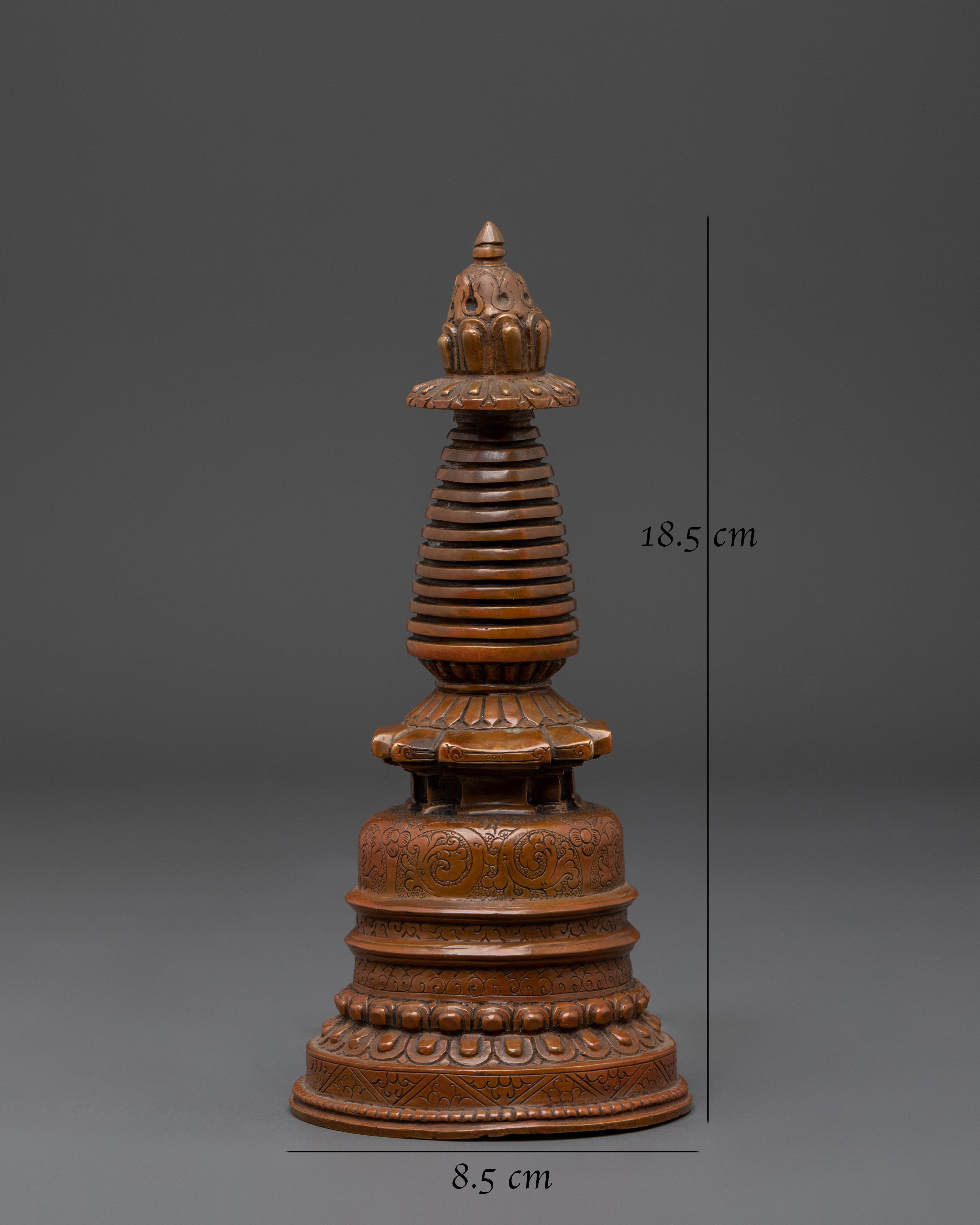 Decorative Buddhist Stupa | Tibetan Spiritual Monument Design
