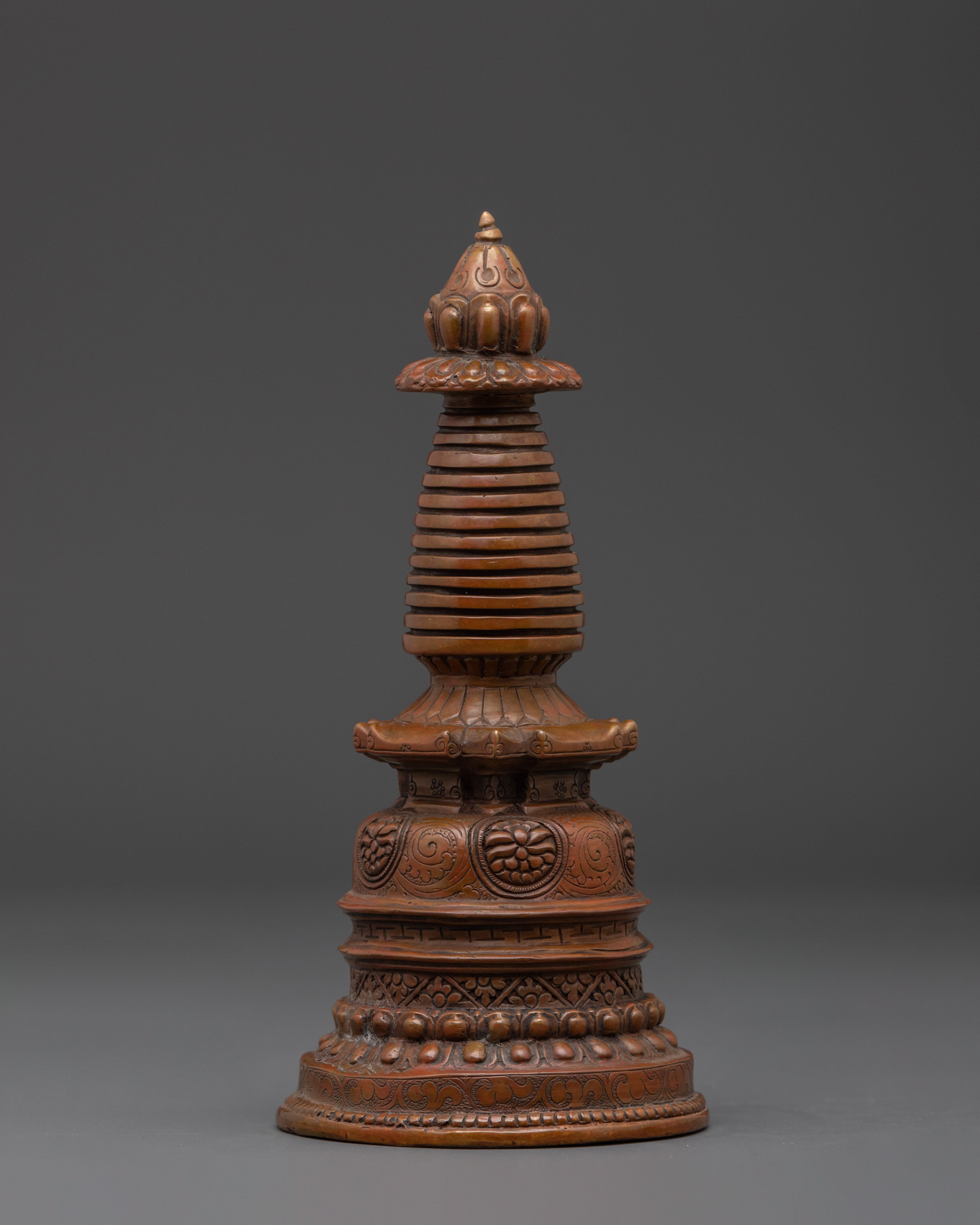 Handcrafted Traditional Stupa with Spiritual Symbolism