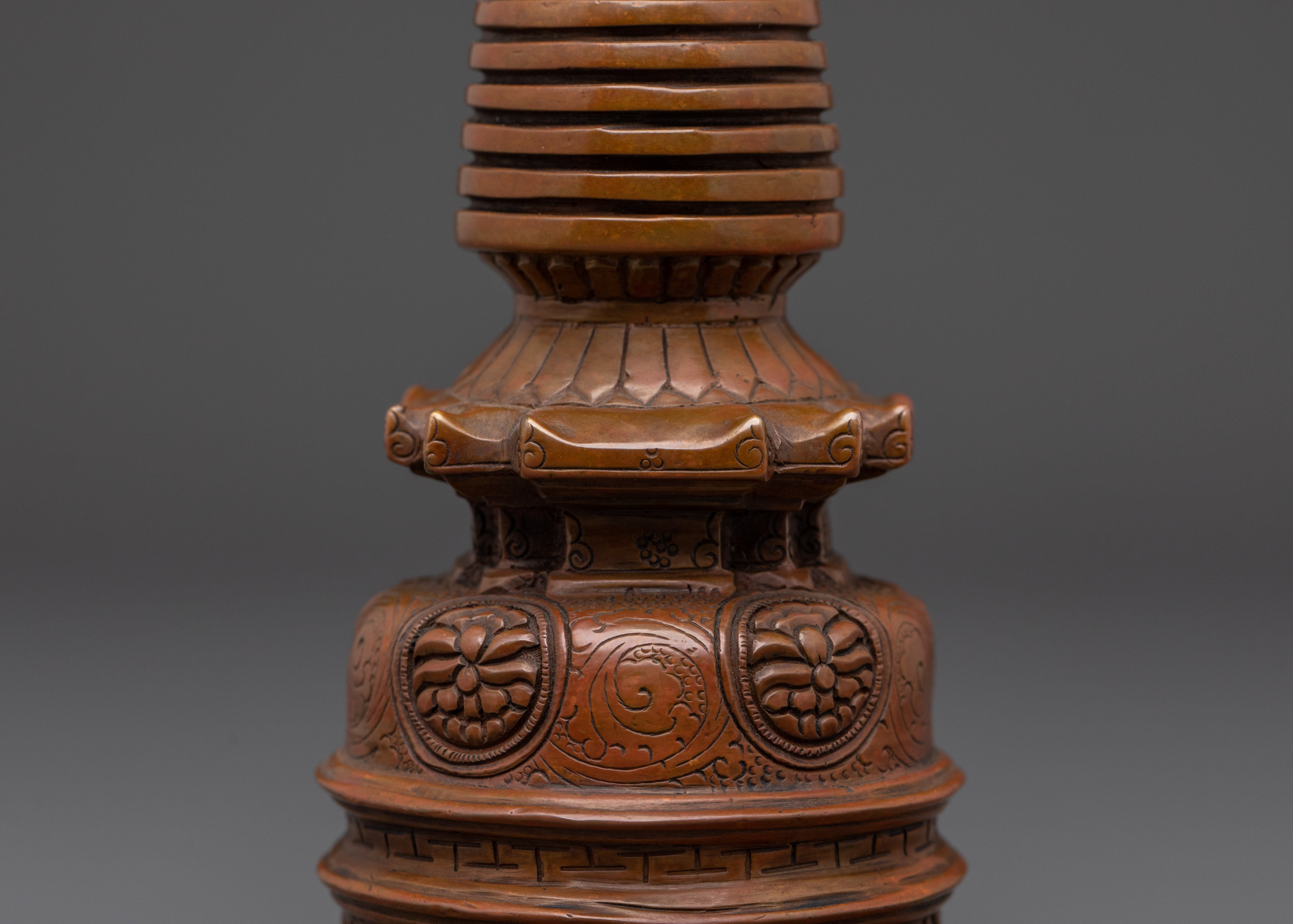 Handcrafted Traditional Stupa with Spiritual Symbolism