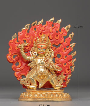 Wrathful Bodhisattva Vajrapani Statue | Powerful Buddha for Protection and Strength