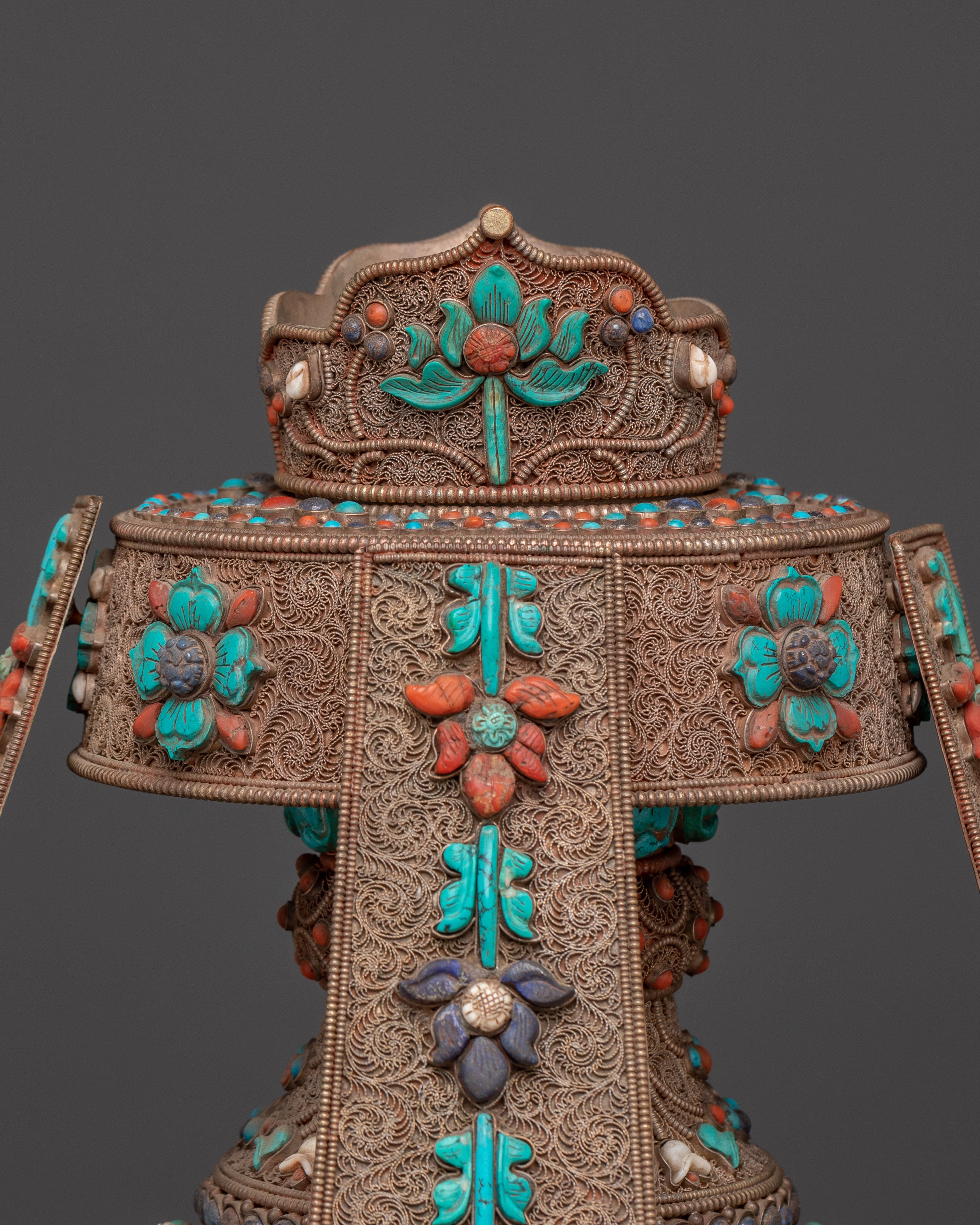 Buddhist Life vase | Sacred Ritual Vase for Meditation