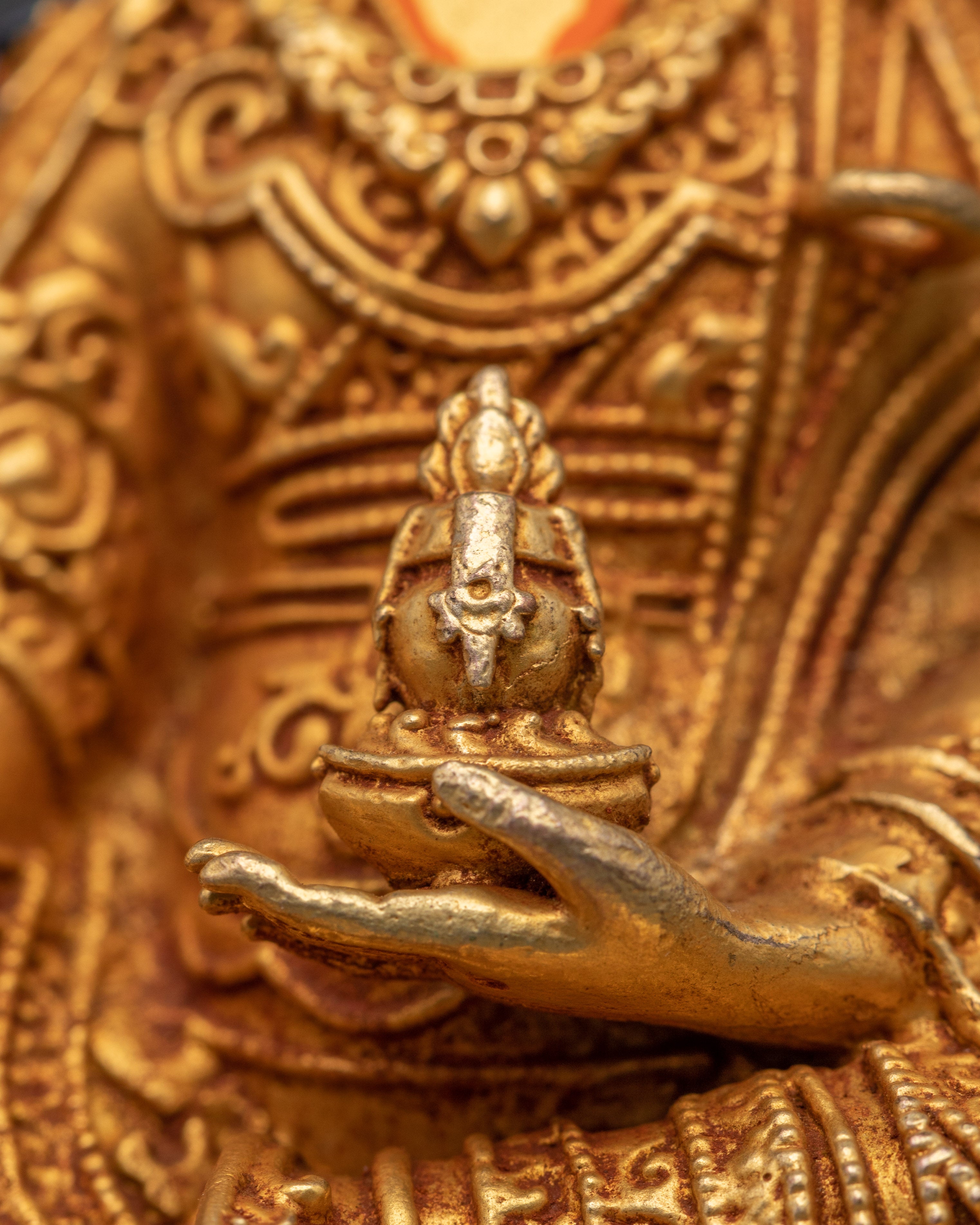Spiritual Protection Deity Guru Rinpoche Statue | Divine Protection