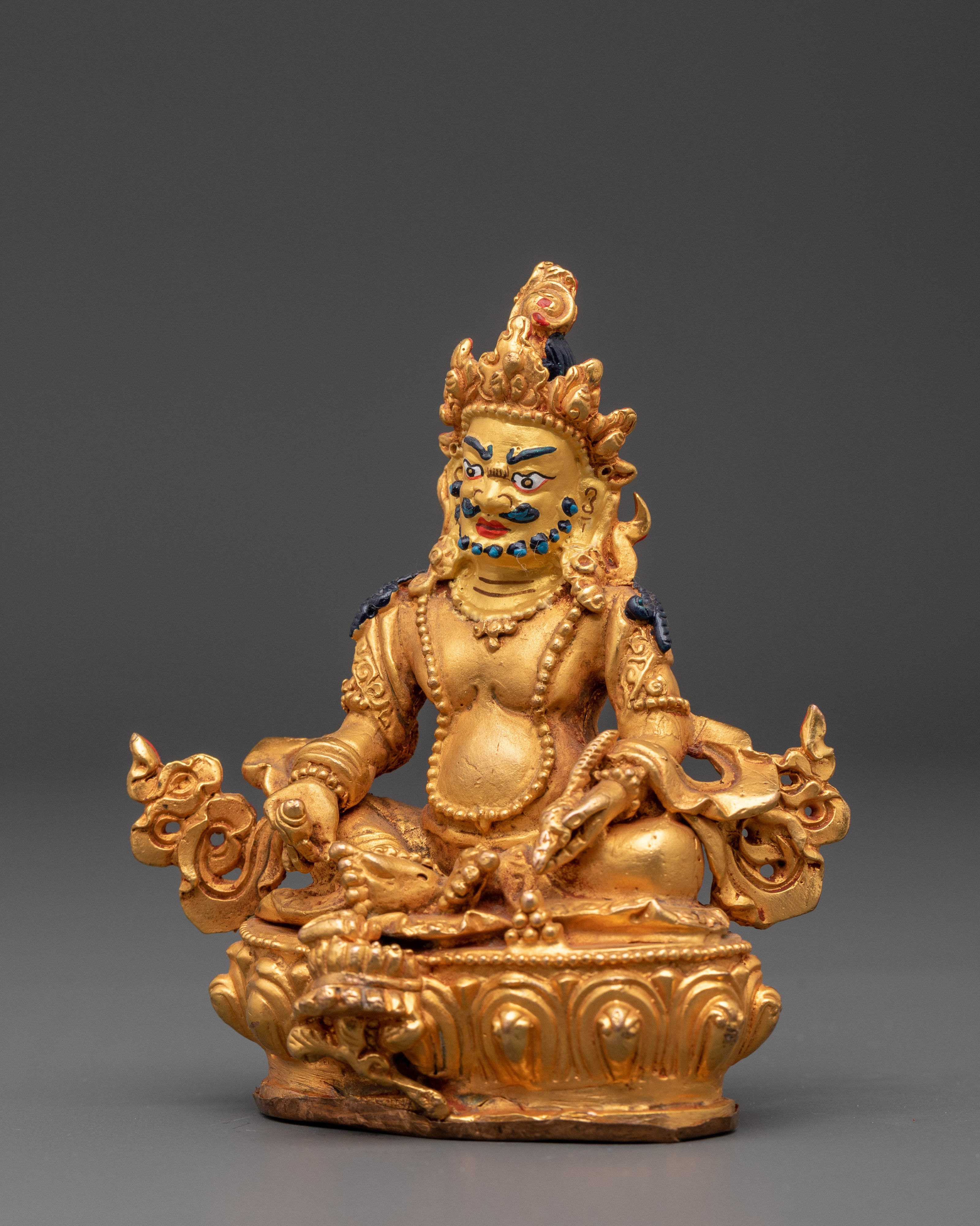 Wealth Deity Dzambala Sculpture | Tibetan Spiritual Protector