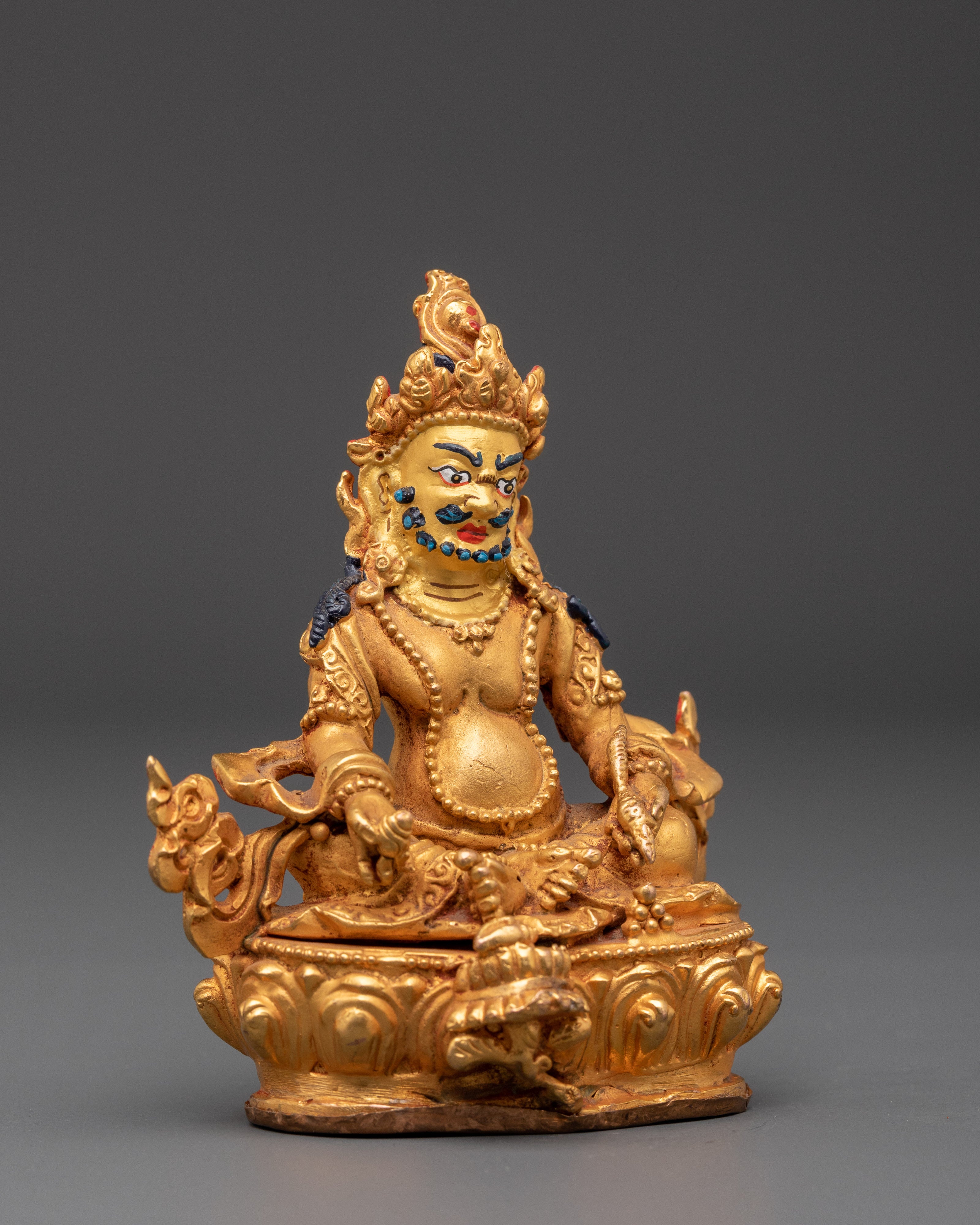 Wealth Deity Dzambala Sculpture | Tibetan Spiritual Protector
