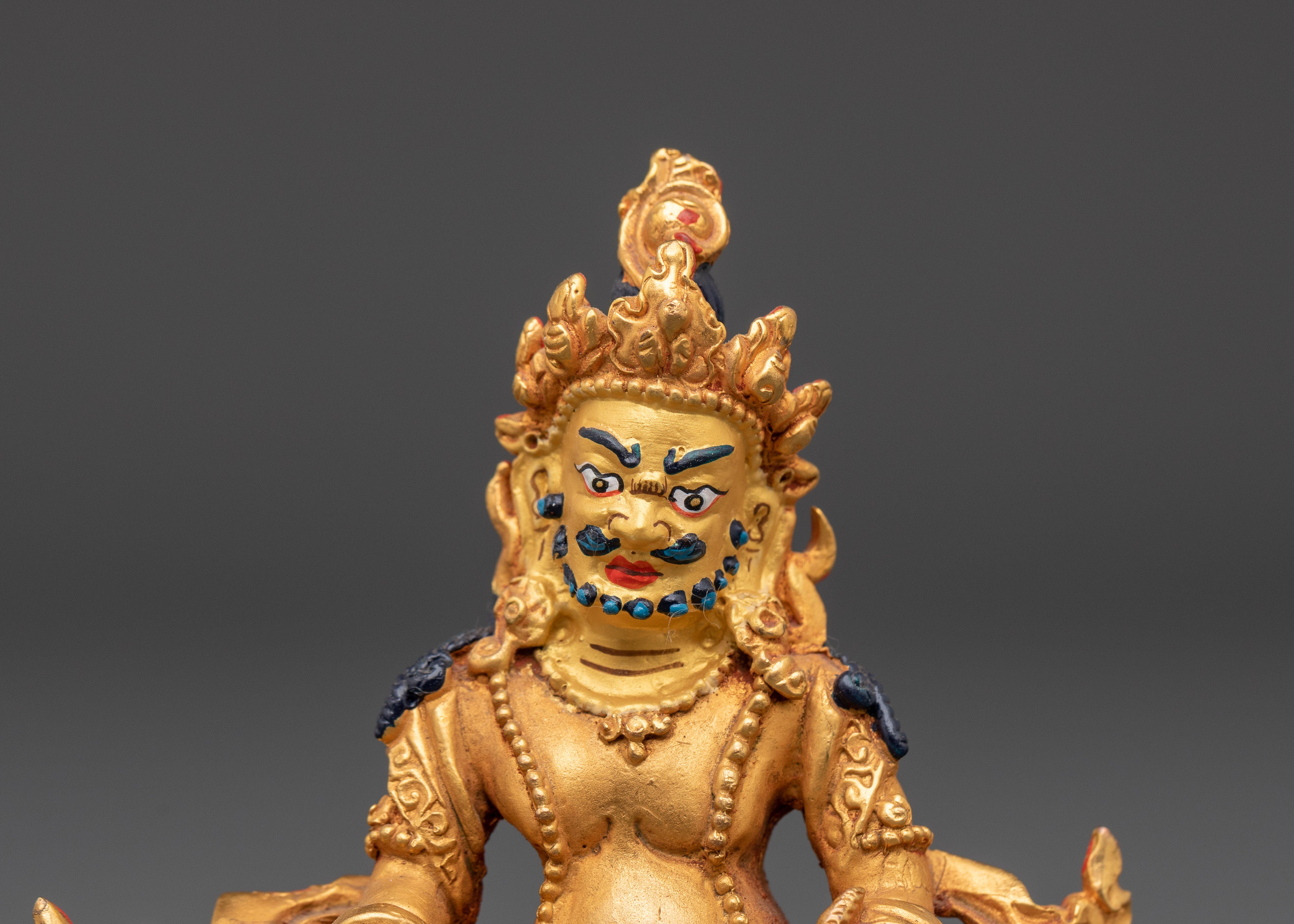 Wealth Deity Dzambala Sculpture | Tibetan Spiritual Protector