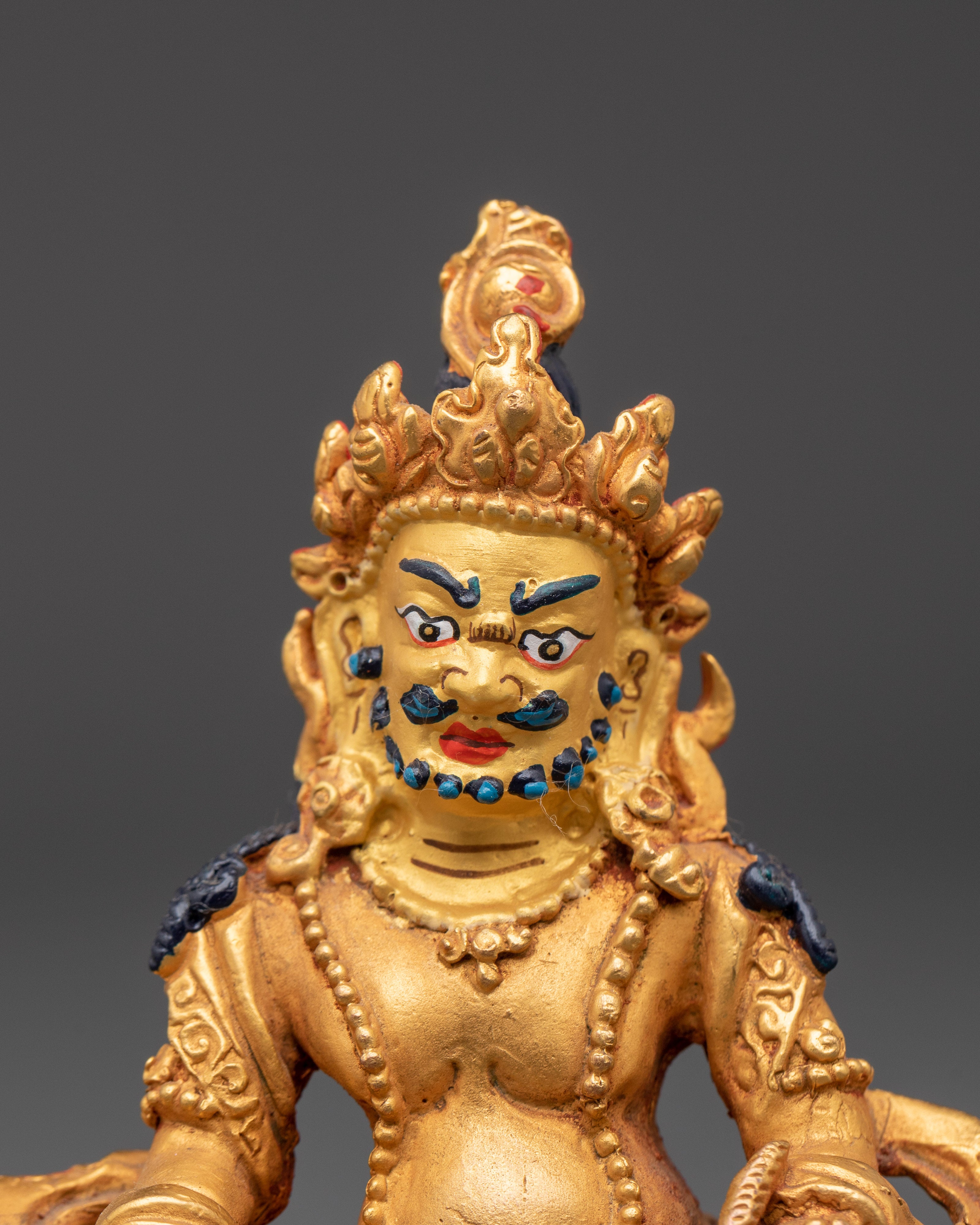 Wealth Deity Dzambala Sculpture | Tibetan Spiritual Protector