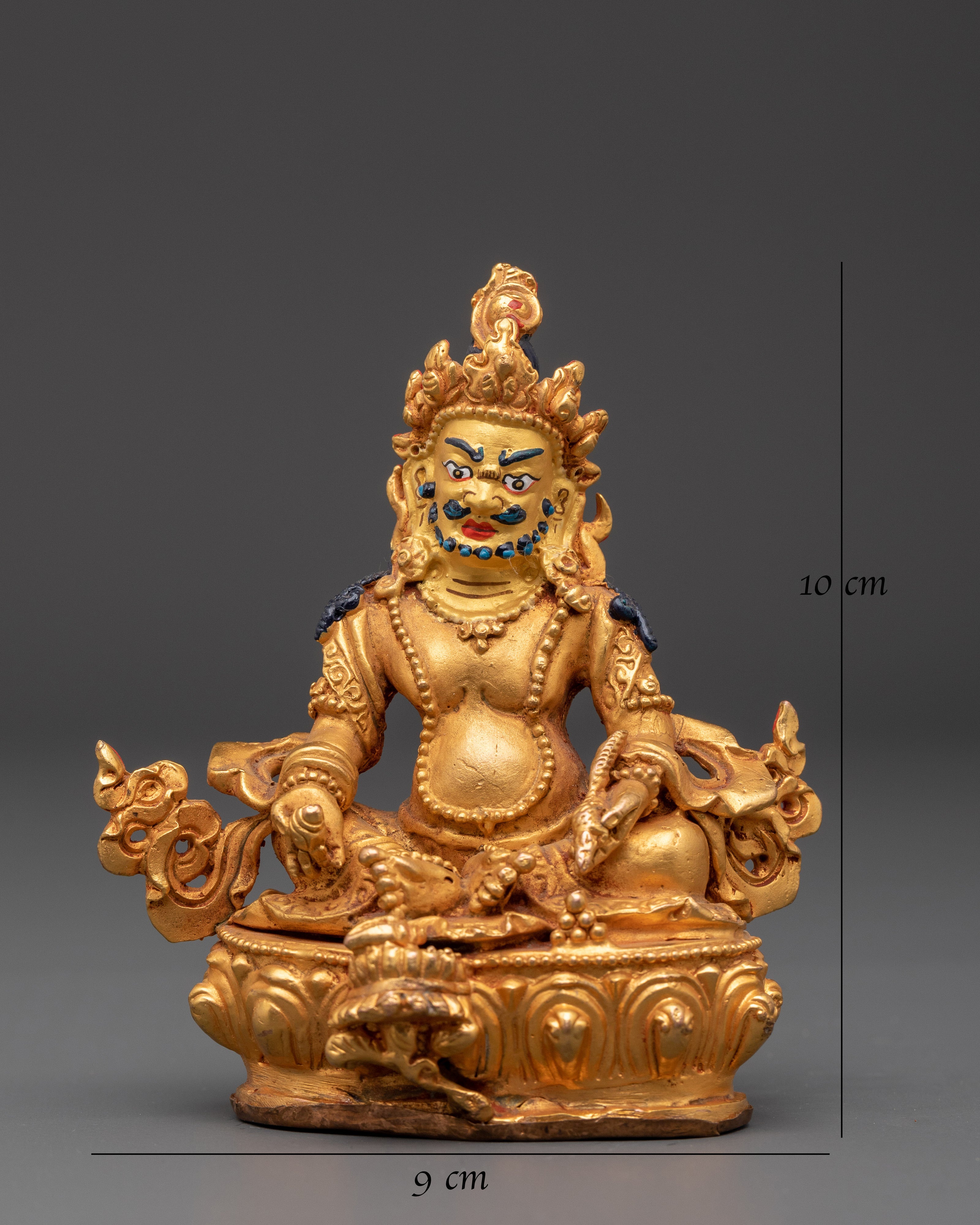 Wealth Deity Dzambala Sculpture | Tibetan Spiritual Protector