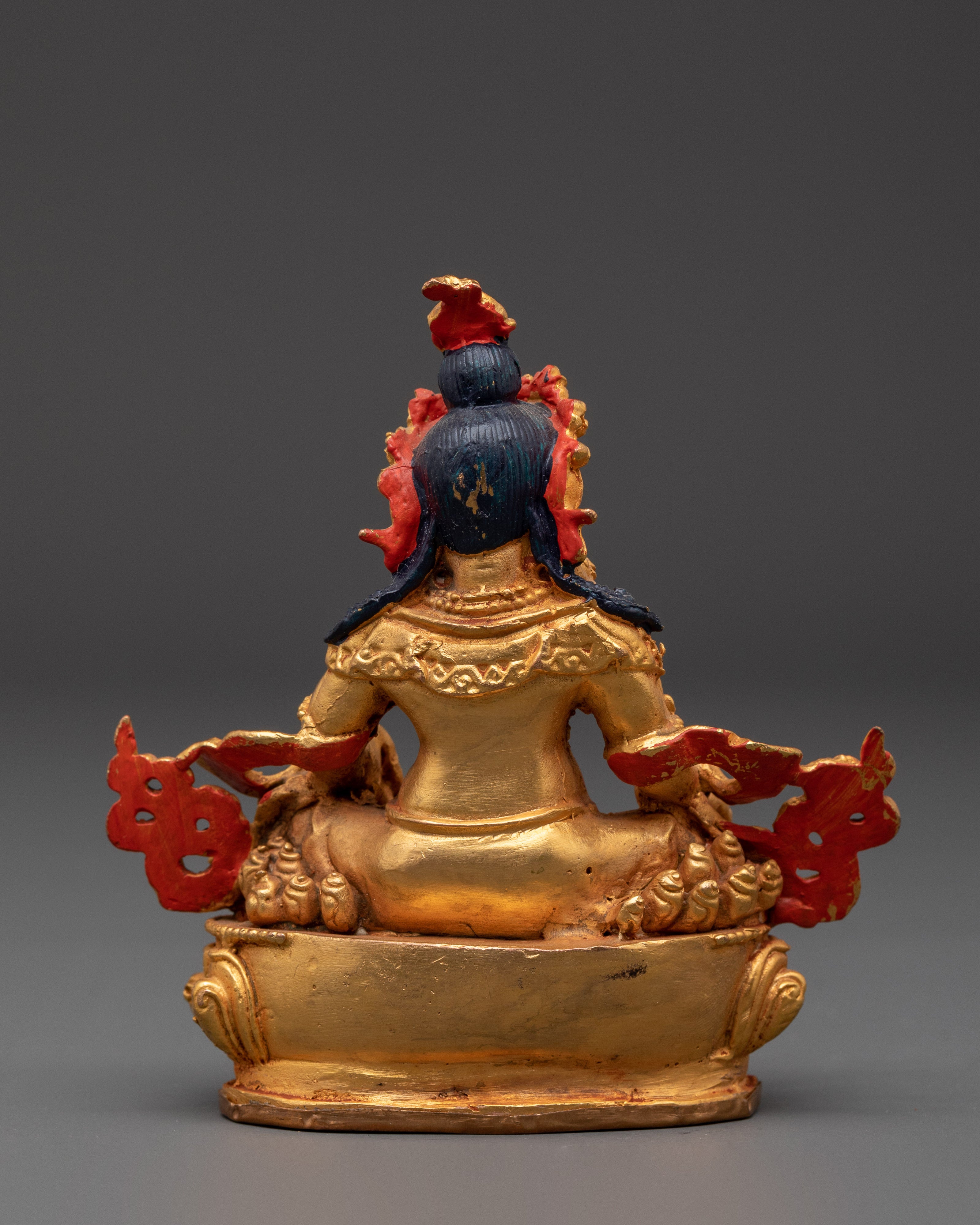Dzambhala Wealth Deity Sculpture | Kubera Prosperity Buddha Statue