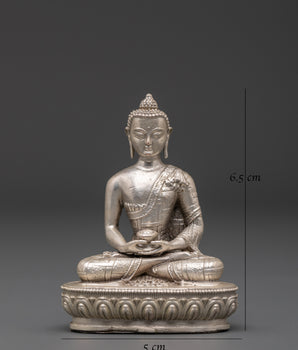 Sacred Buddhist Amitabha Sculpture | Meditation Buddha Statue for Spiritual Peace