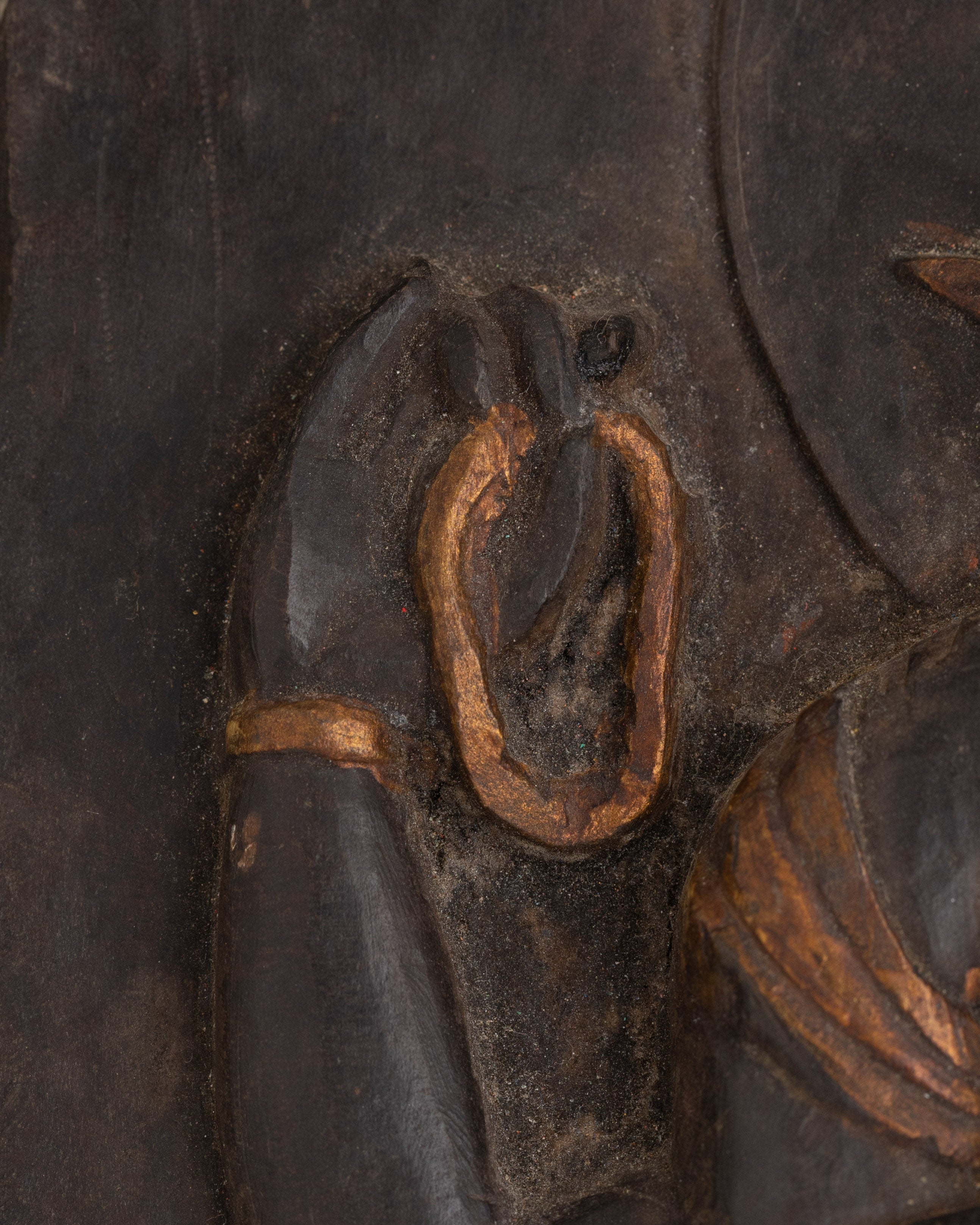 Handcrafted Chenrezig Stone Carving | Tibetan Buddha Relief Art