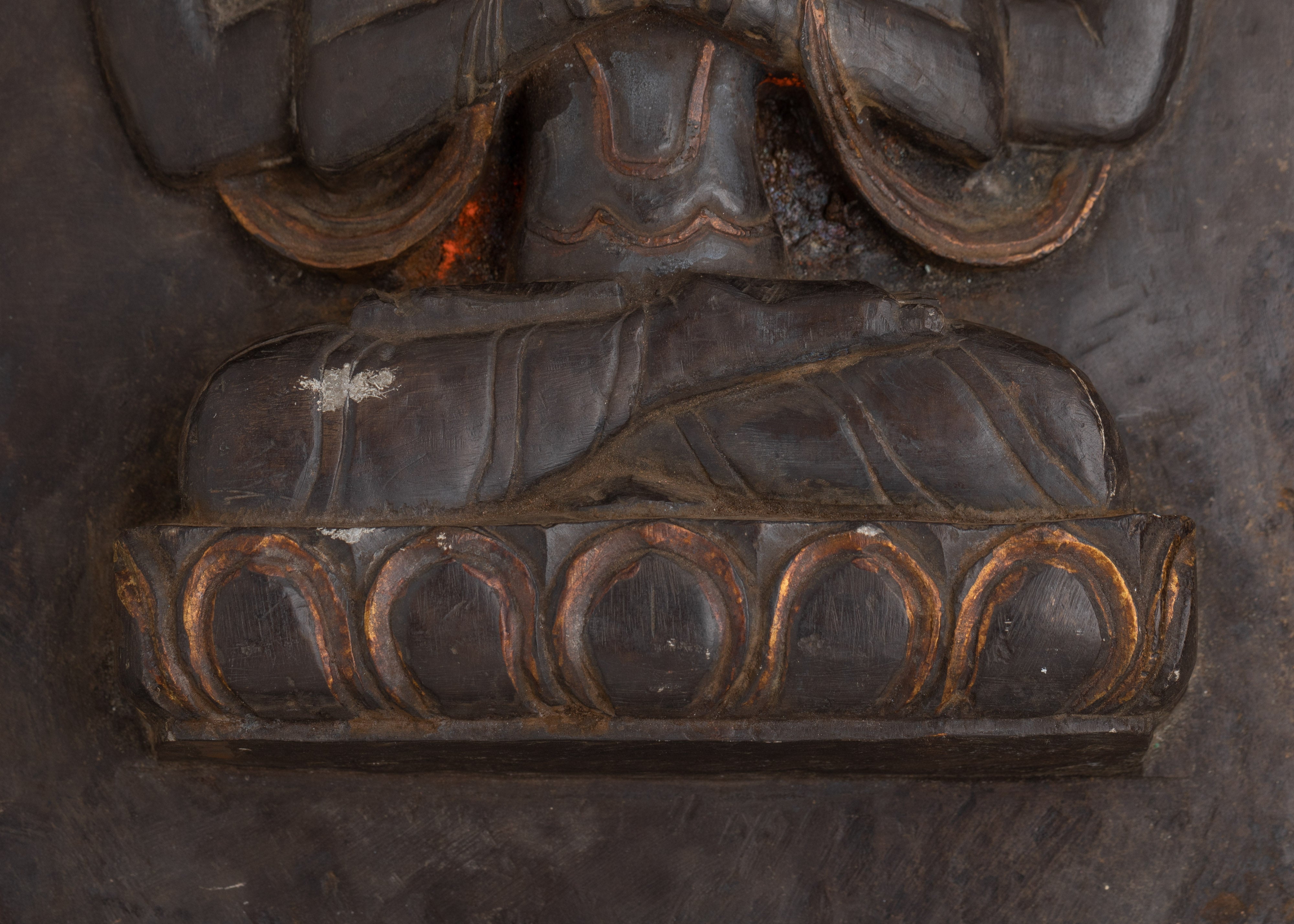 Handcrafted Chenrezig Stone Carving | Tibetan Buddha Relief Art
