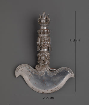Sacred Kartika Ritual Knife | Tibetan Buddhist Vajrayana Tool For Spiritual Practices