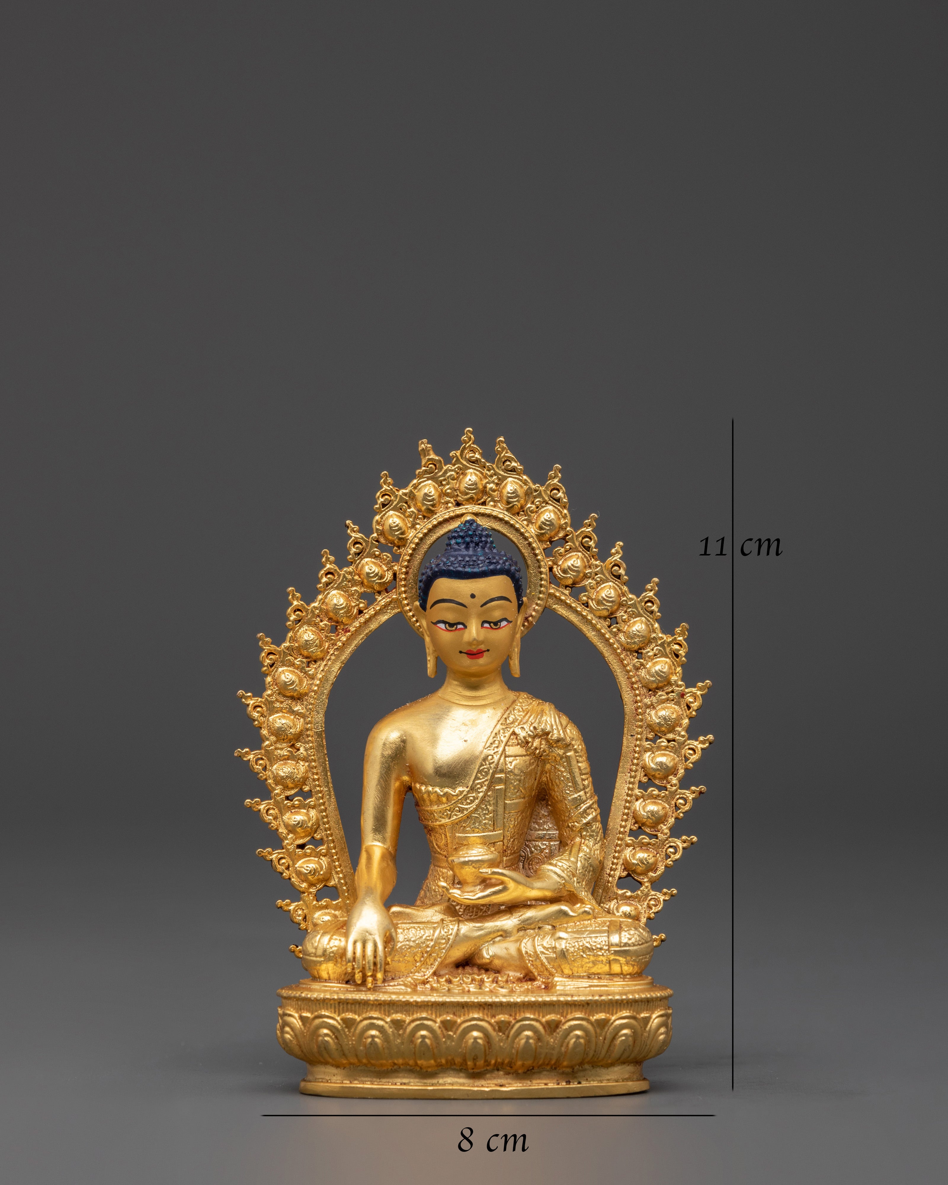 Sacred Himalayan Shakyamuni Buddha Statue | Peaceful Buddha Figurine for Meditation