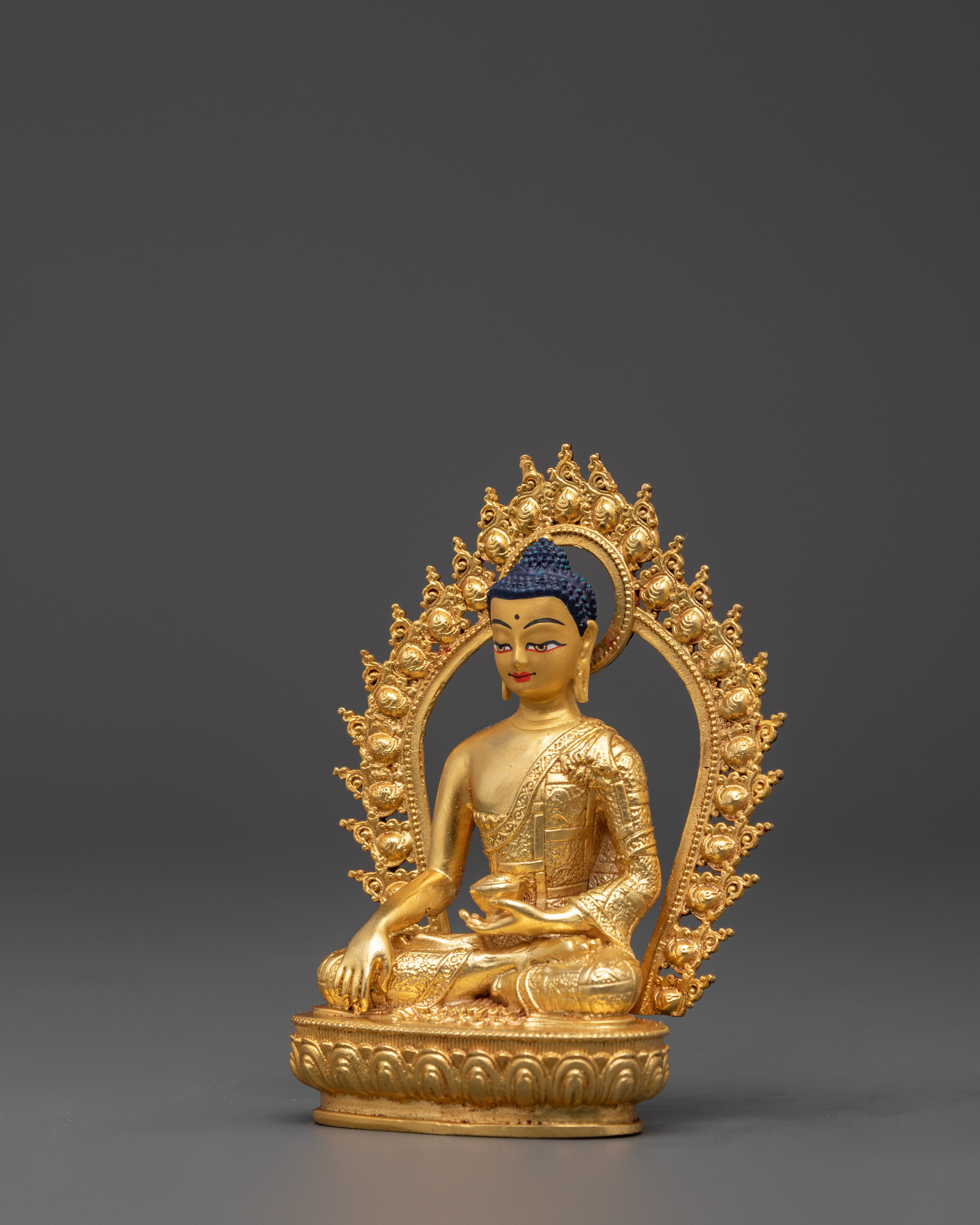 Sacred Himalayan Shakyamuni Buddha Statue | Peaceful Buddha Figurine for Meditation