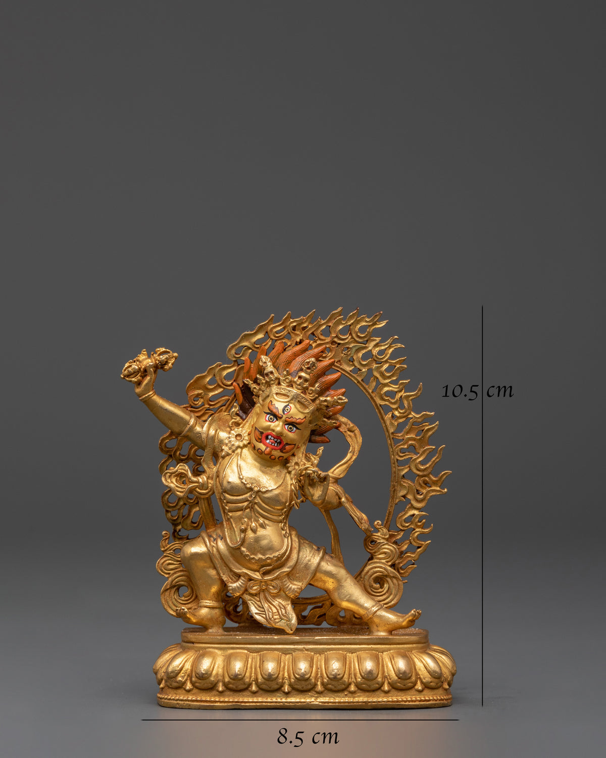 Sacred Vajrapani Sculpture | Tibetan Buddhist Protector Statue