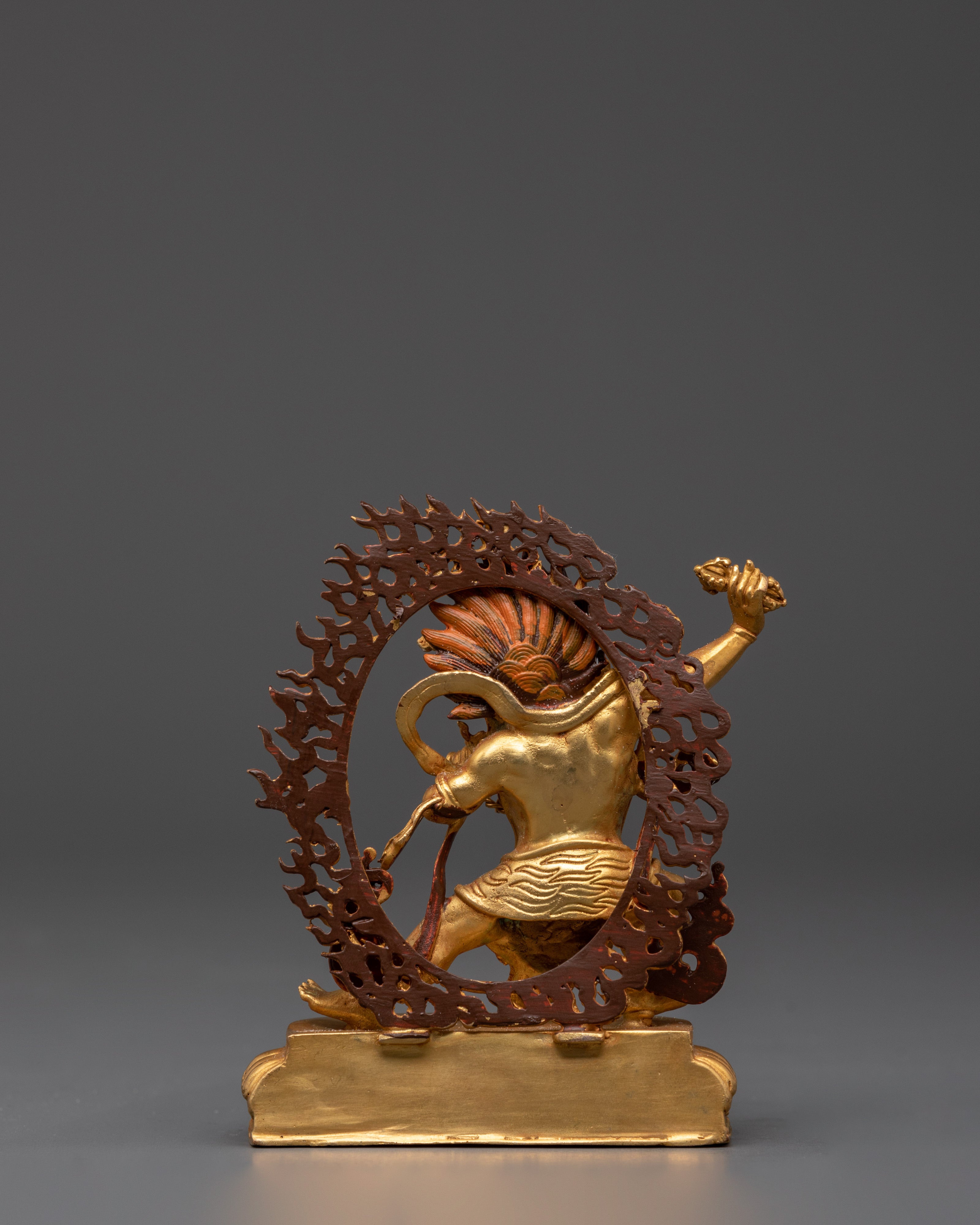 Sacred Vajrapani Sculpture | Tibetan Buddhist Protector Statue