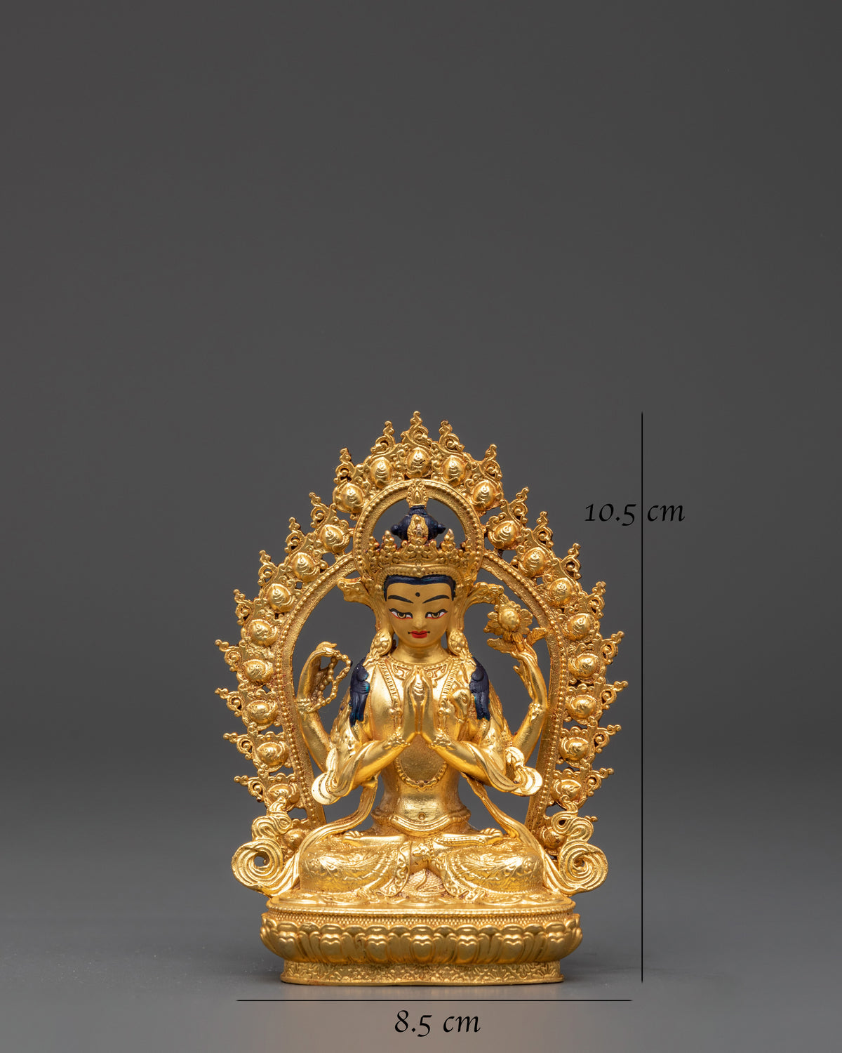 Sacred Bodhisattva Chenrezig Figurine | Symbol of Compassion & Mindfulness