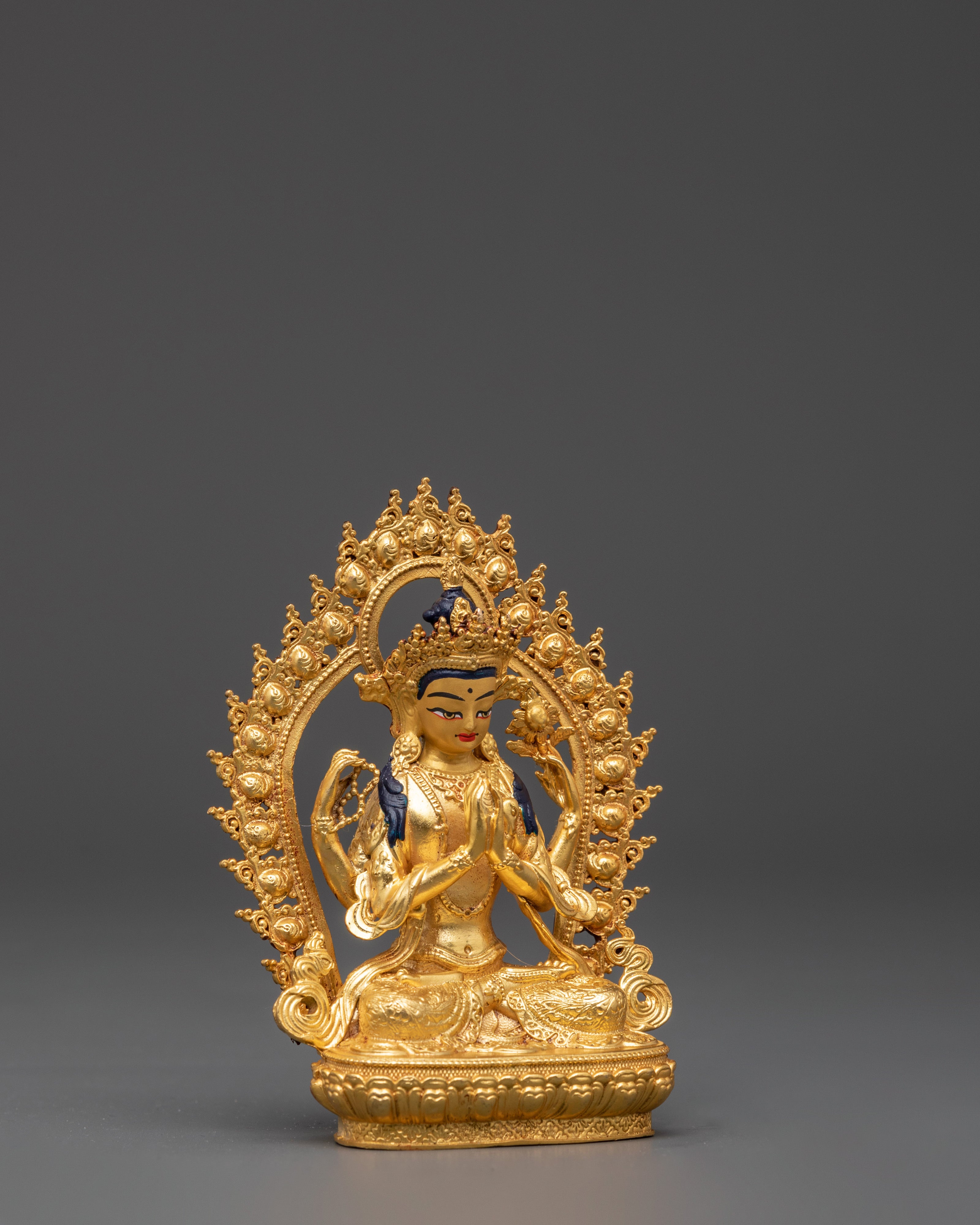 Sacred Bodhisattva Chenrezig Figurine | Symbol of Compassion & Mindfulness