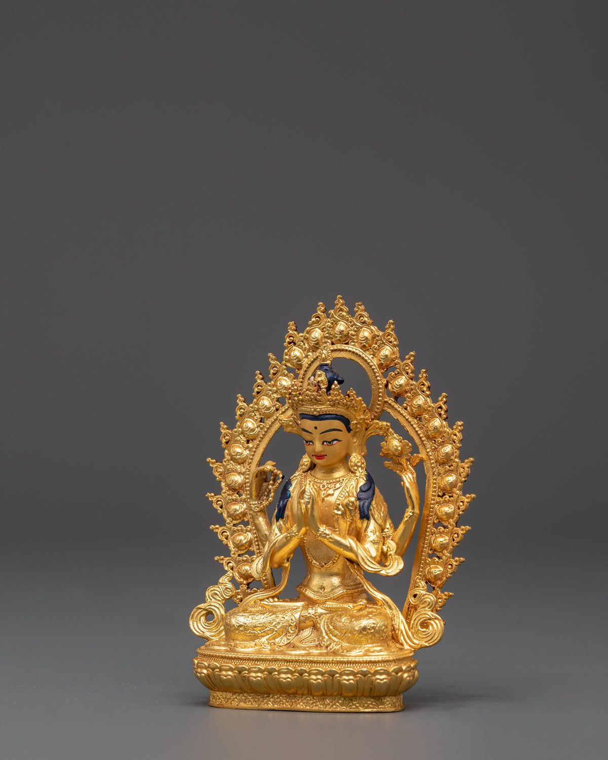 Sacred Bodhisattva Chenrezig Figurine | Symbol of Compassion & Mindfulness