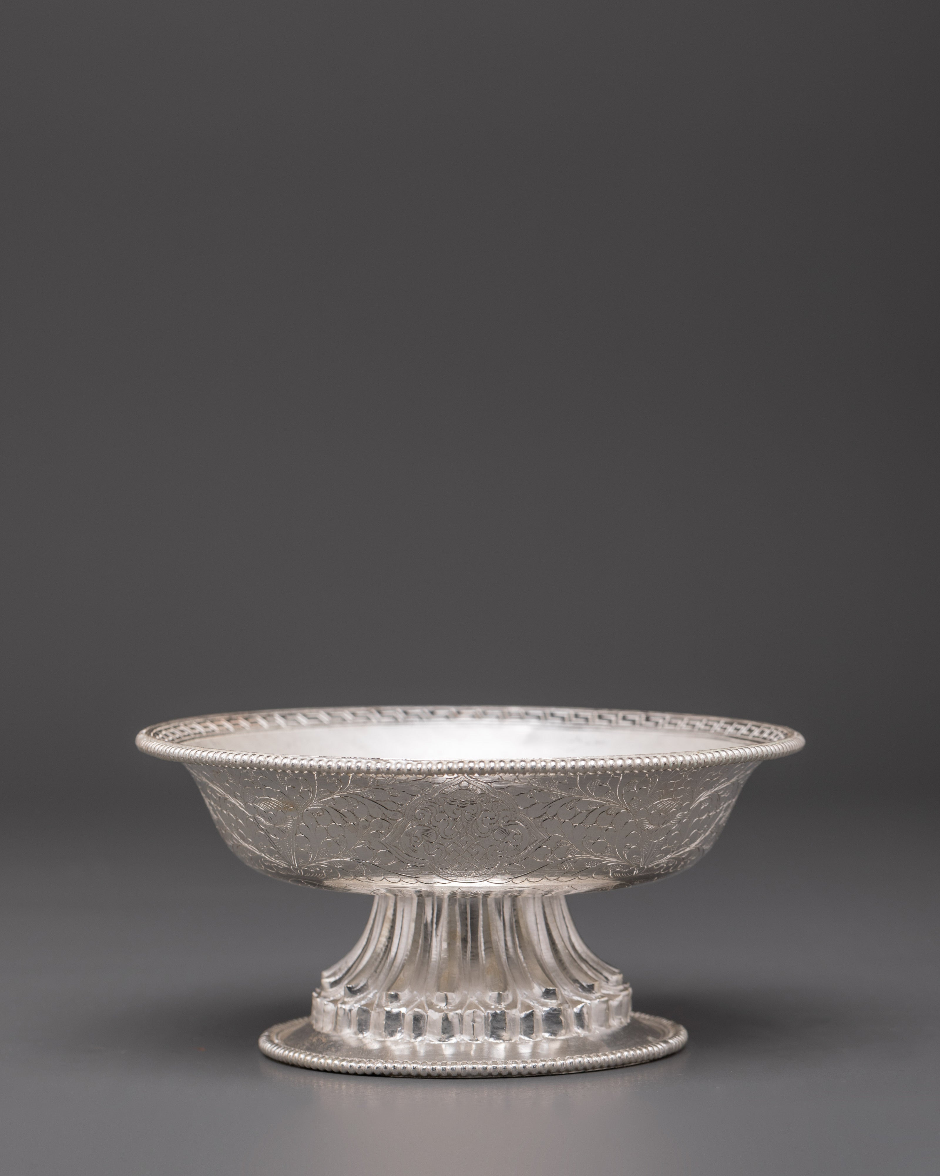 Traditional Silver Serkyem Offering Set | Perfect for Rituals and Ceremonial Offerings