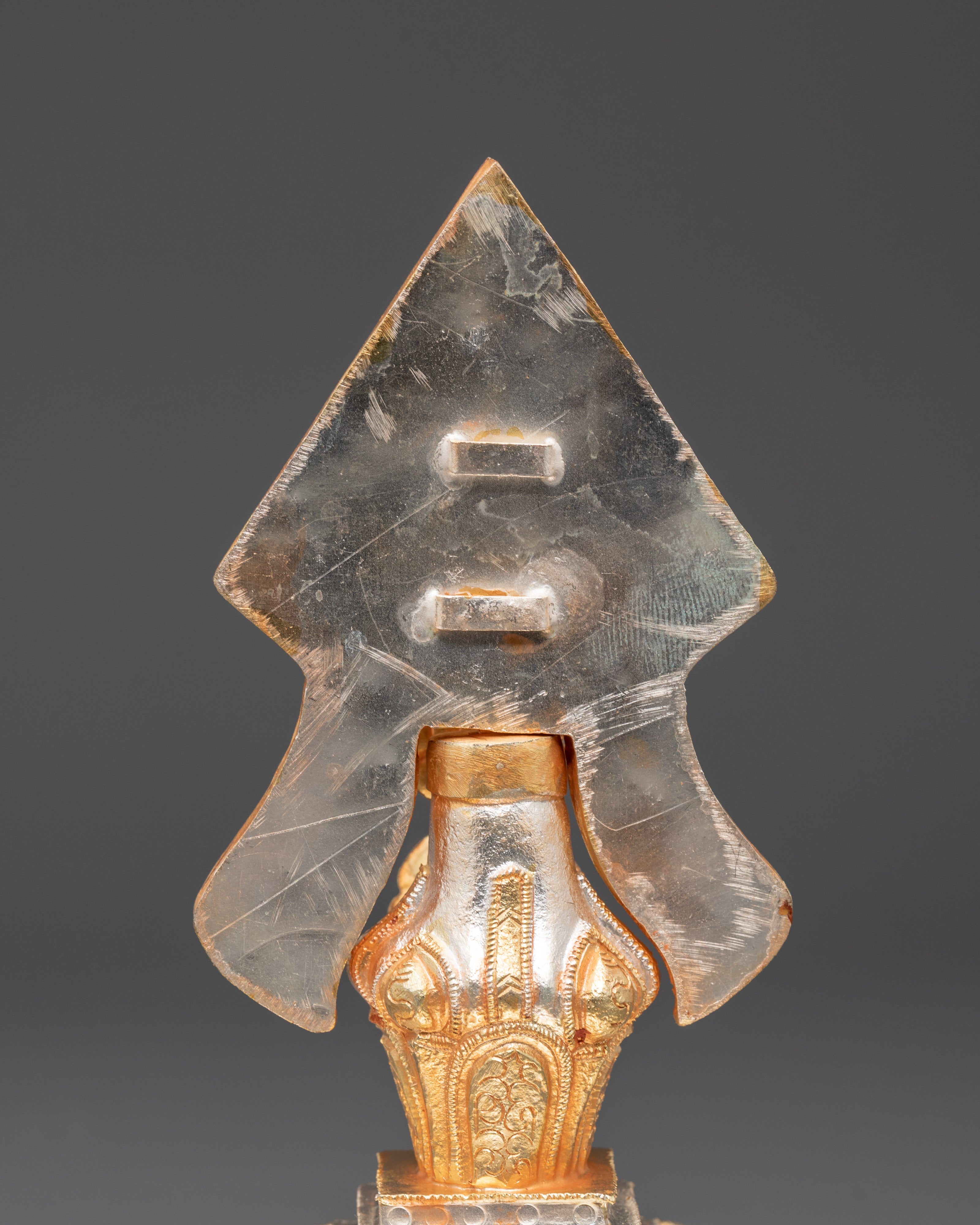 Silver, Gold Plated Torma | Ritual Offering