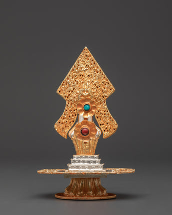 Silver, Gold Plated Torma