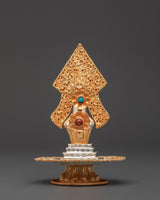 Silver, Gold Plated Torma