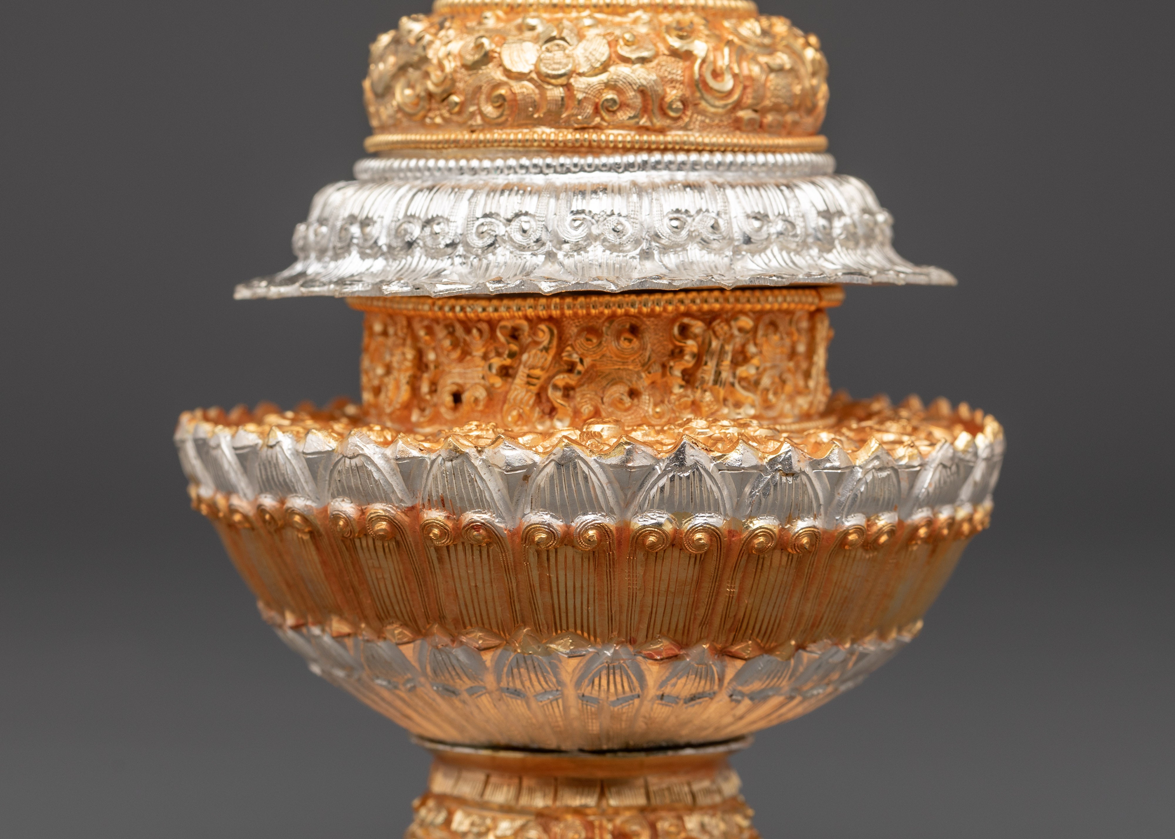 Gold Plated Rice Pot | Symbol of Abundance