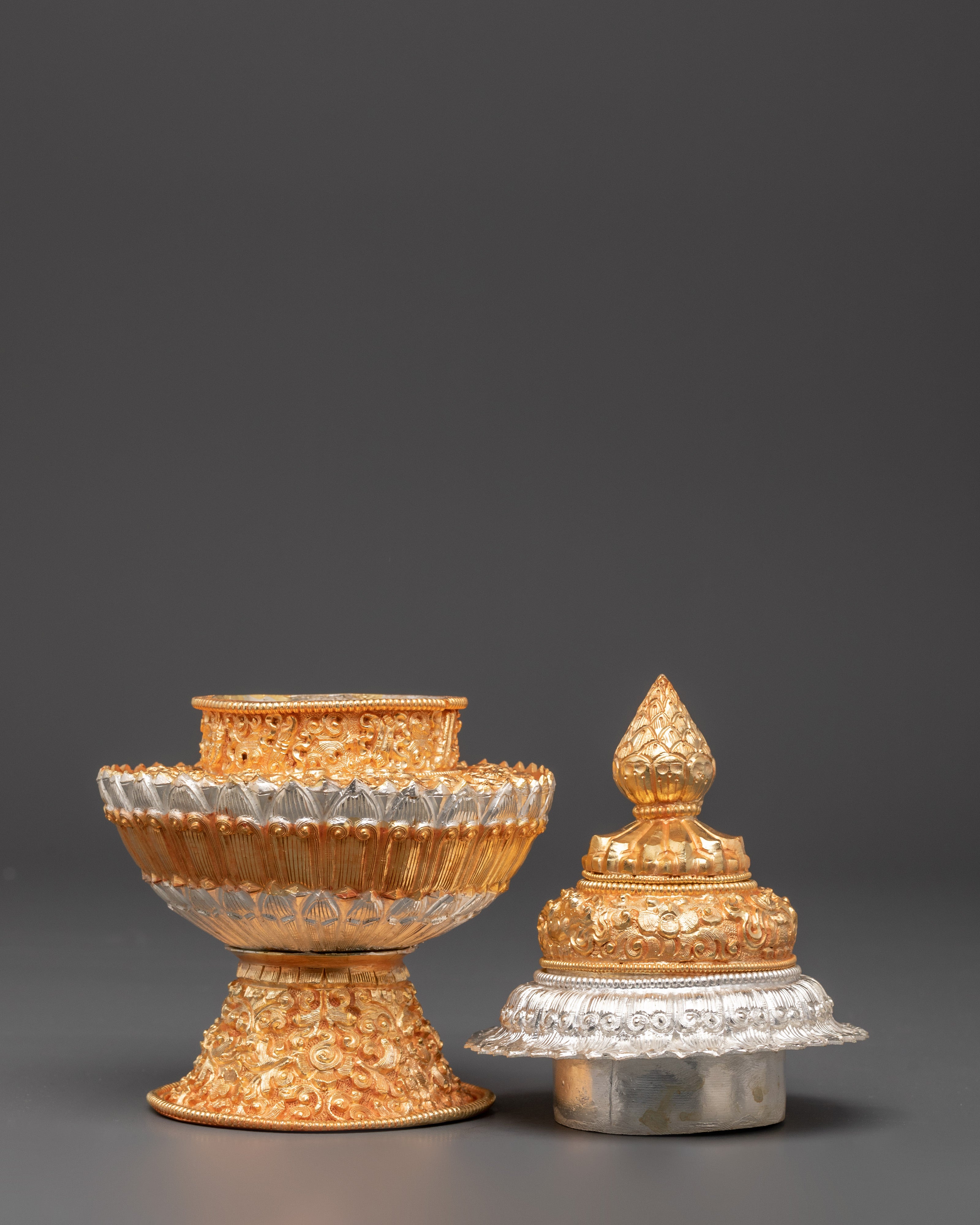 Gold Plated Rice Pot | Symbol of Abundance