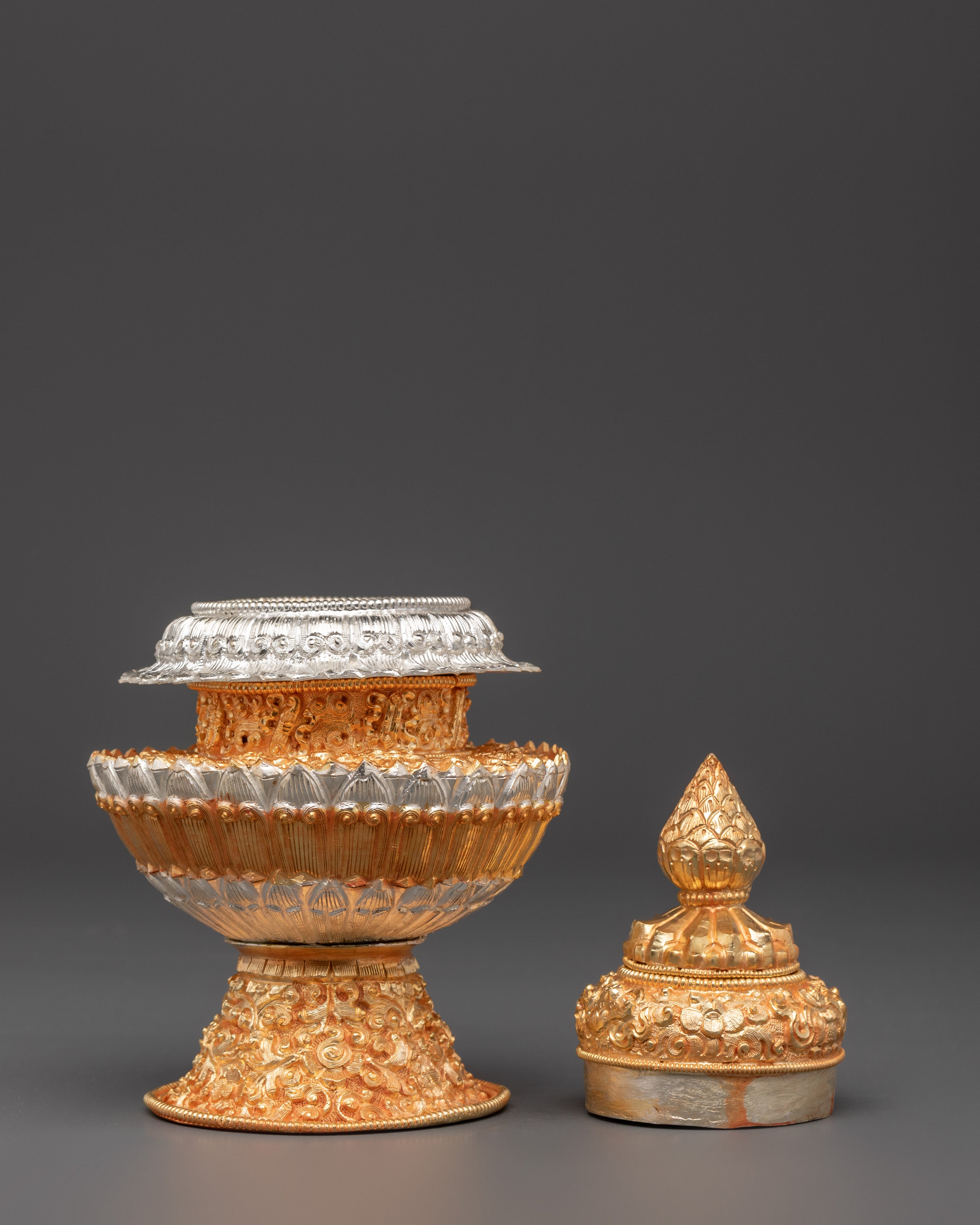Gold Plated Rice Pot | Symbol of Abundance