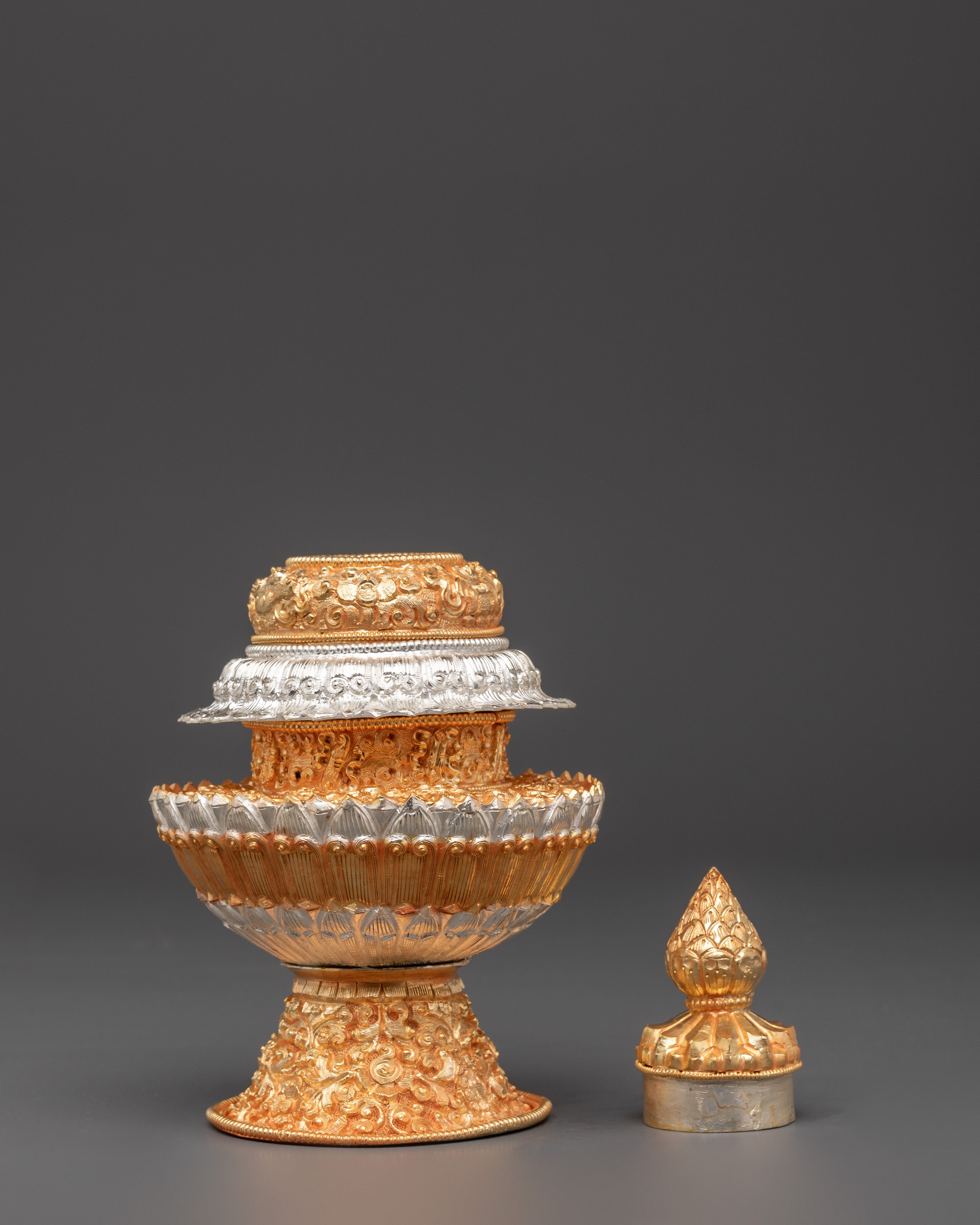 Gold Plated Rice Pot | Symbol of Abundance