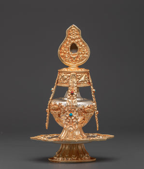 Tibetan Ritual Long Life Vase 
