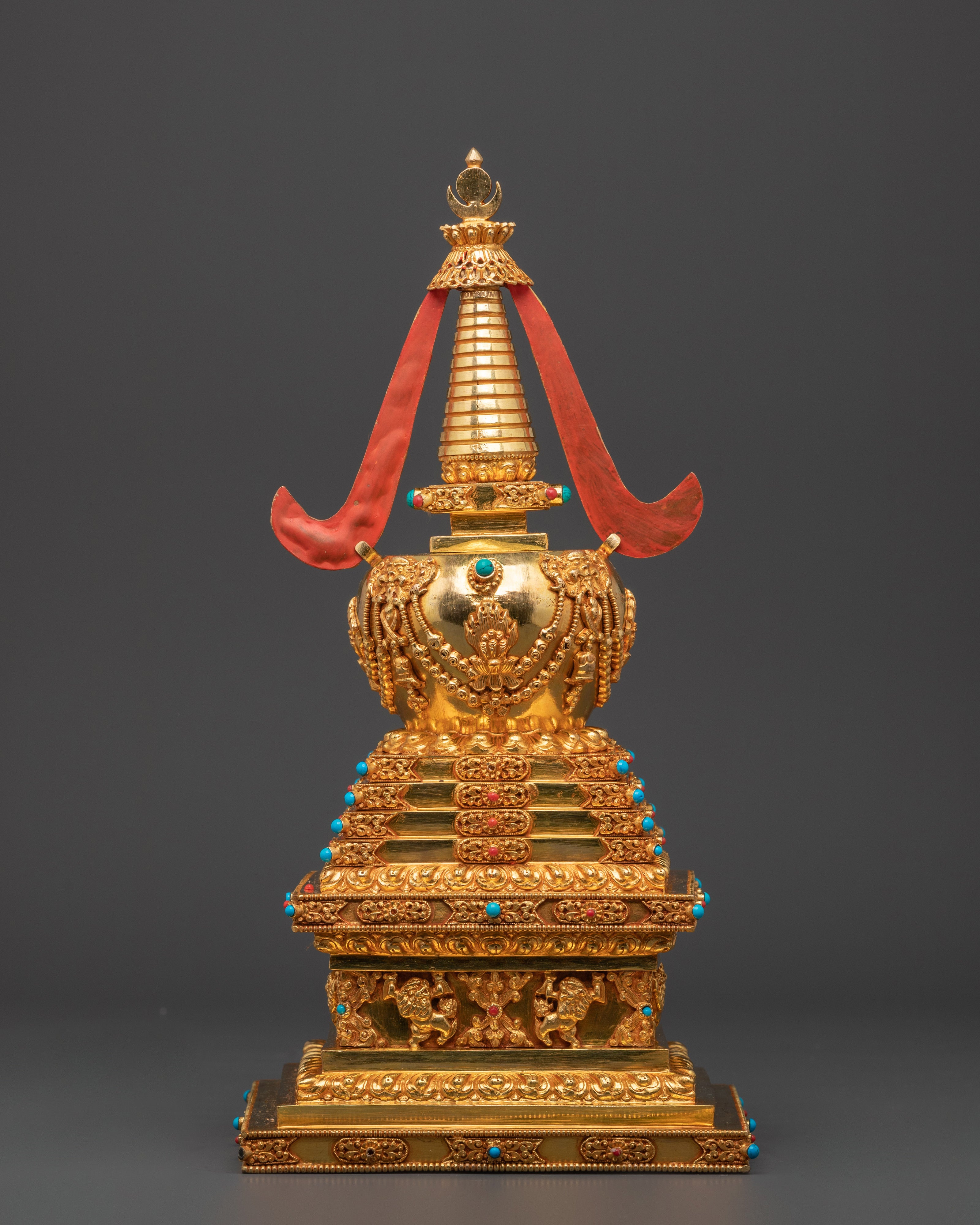 Sacred Tibetan Stupa for Spiritual Growth | Buddhist Symbol for Peace and Meditation