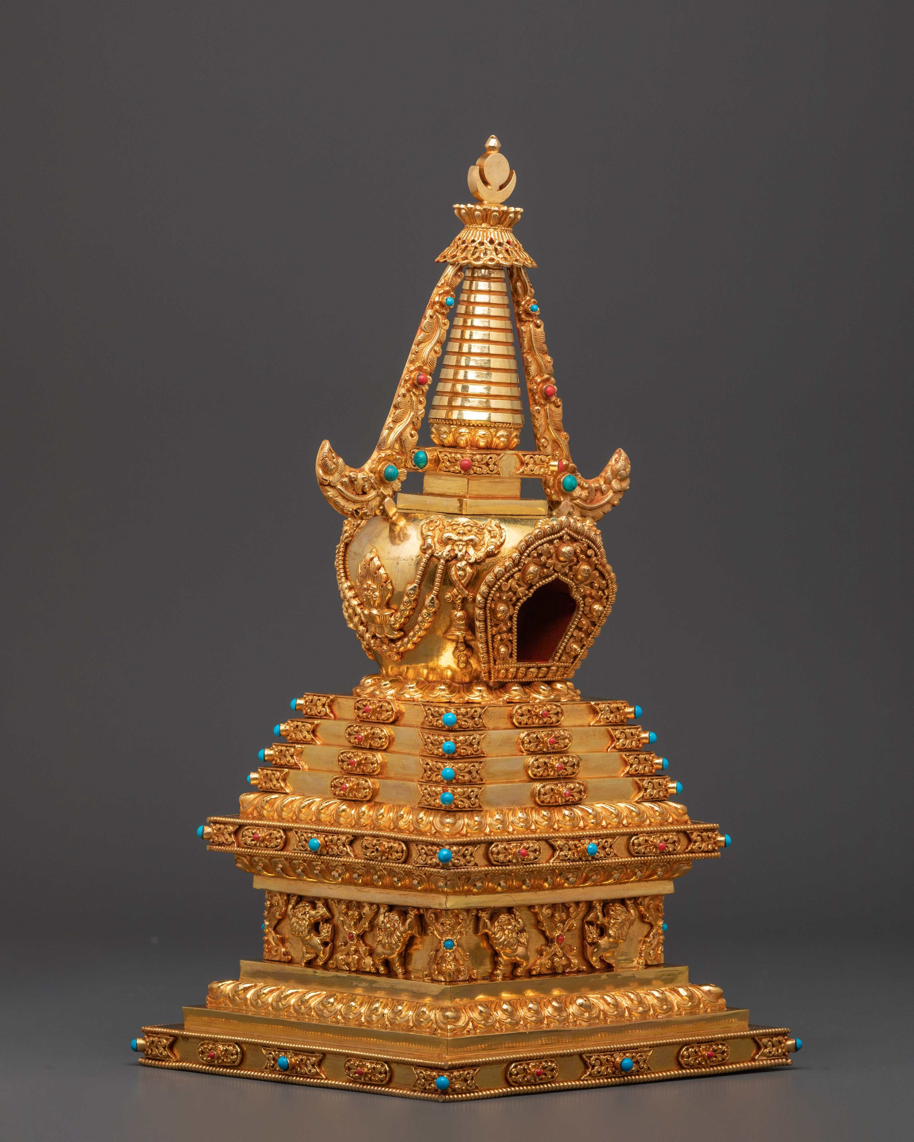 Sacred Tibetan Stupa for Spiritual Growth | Buddhist Symbol for Peace and Meditation