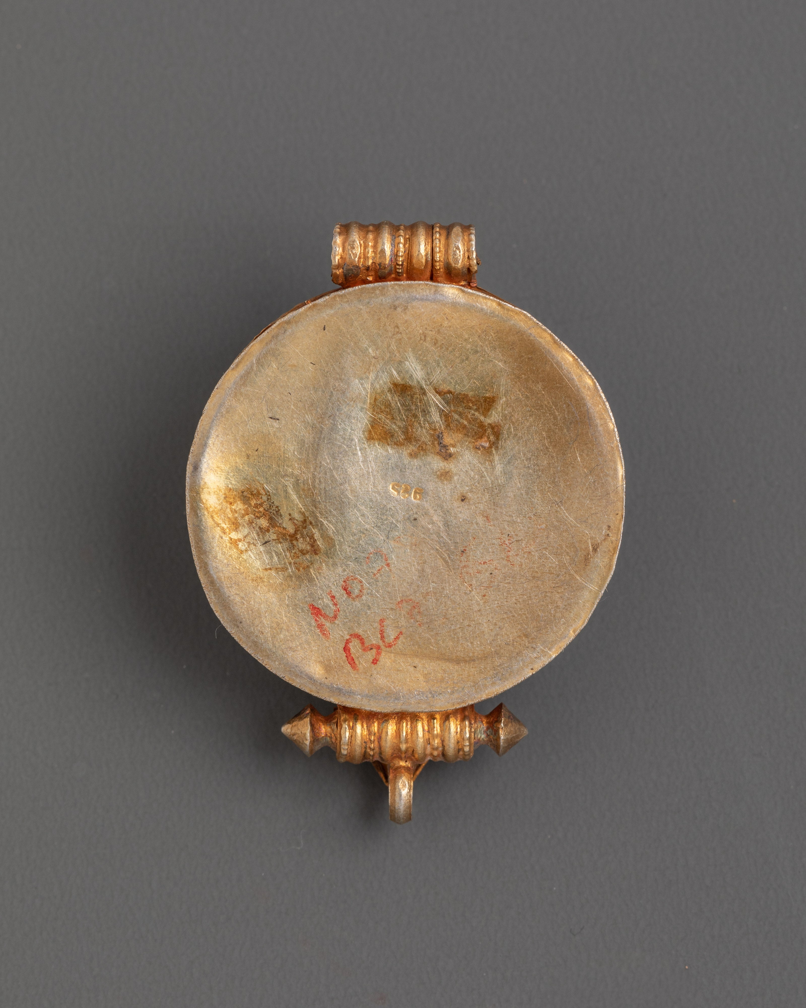 Tibetan Spiritual Ghau Box Locket | Sacred Pendant for Meditation and Protection