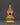 Buddhist Stupa Altar Decoration | Gold Plated & Turquoise Stones Inlaid