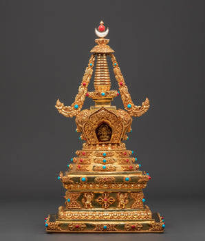 gold-plated-namgyalma-stupa