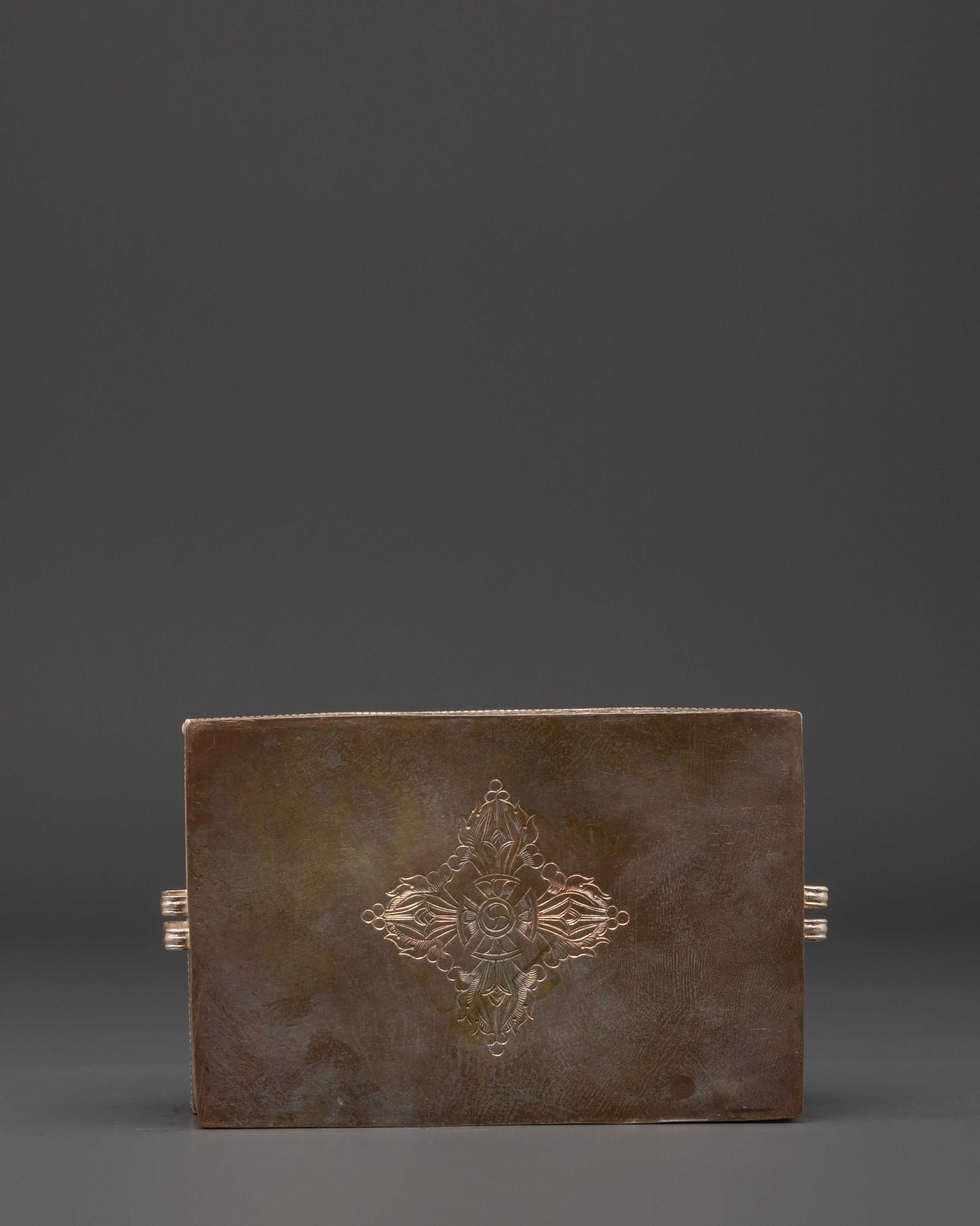 Sacred Tibetan Three Buddha Ghau Box | Sacred Buddhist Amulet for Spiritual Protection