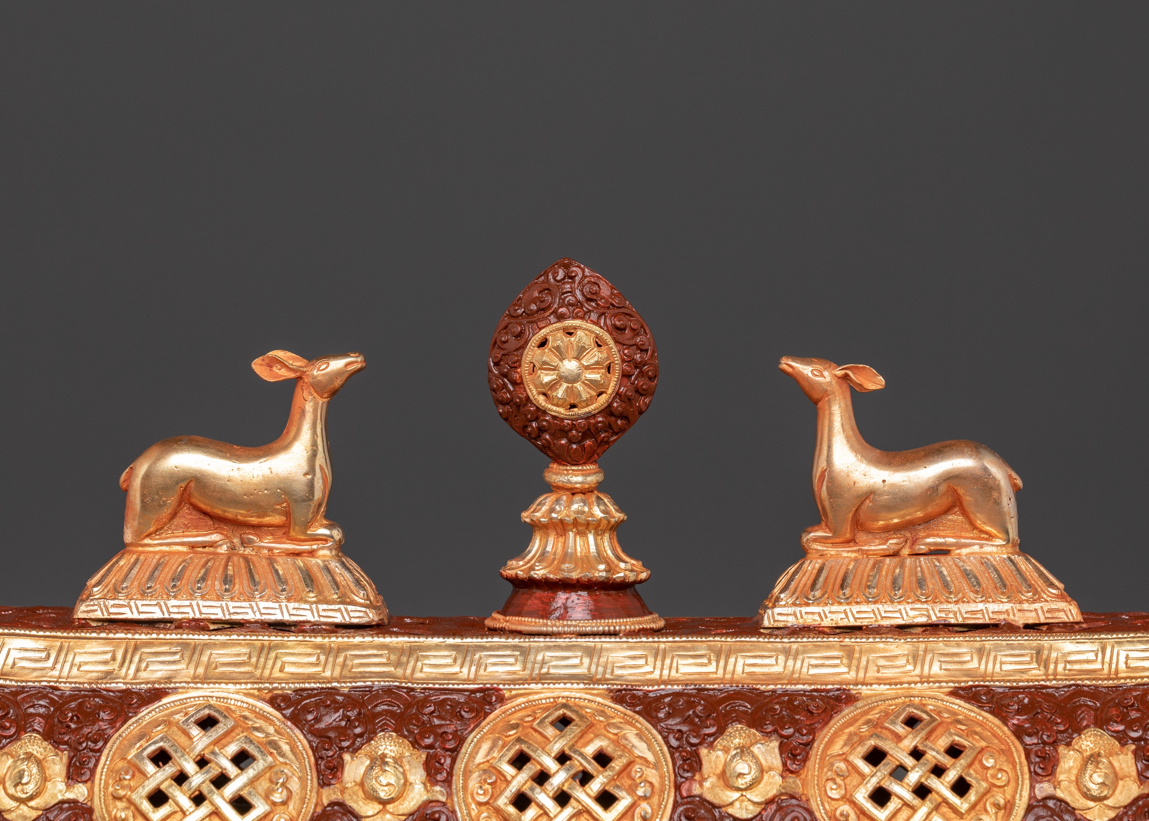 Sacred Ritual Incense Burner | Gold-Plated Copper Burner for Meditation